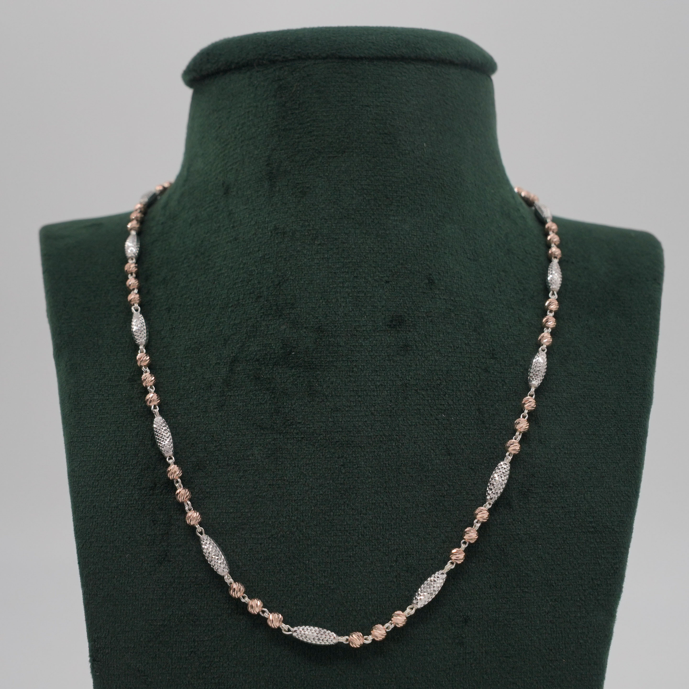 Tulasii - The Concept Jewelry - Silver Beaded Necklace