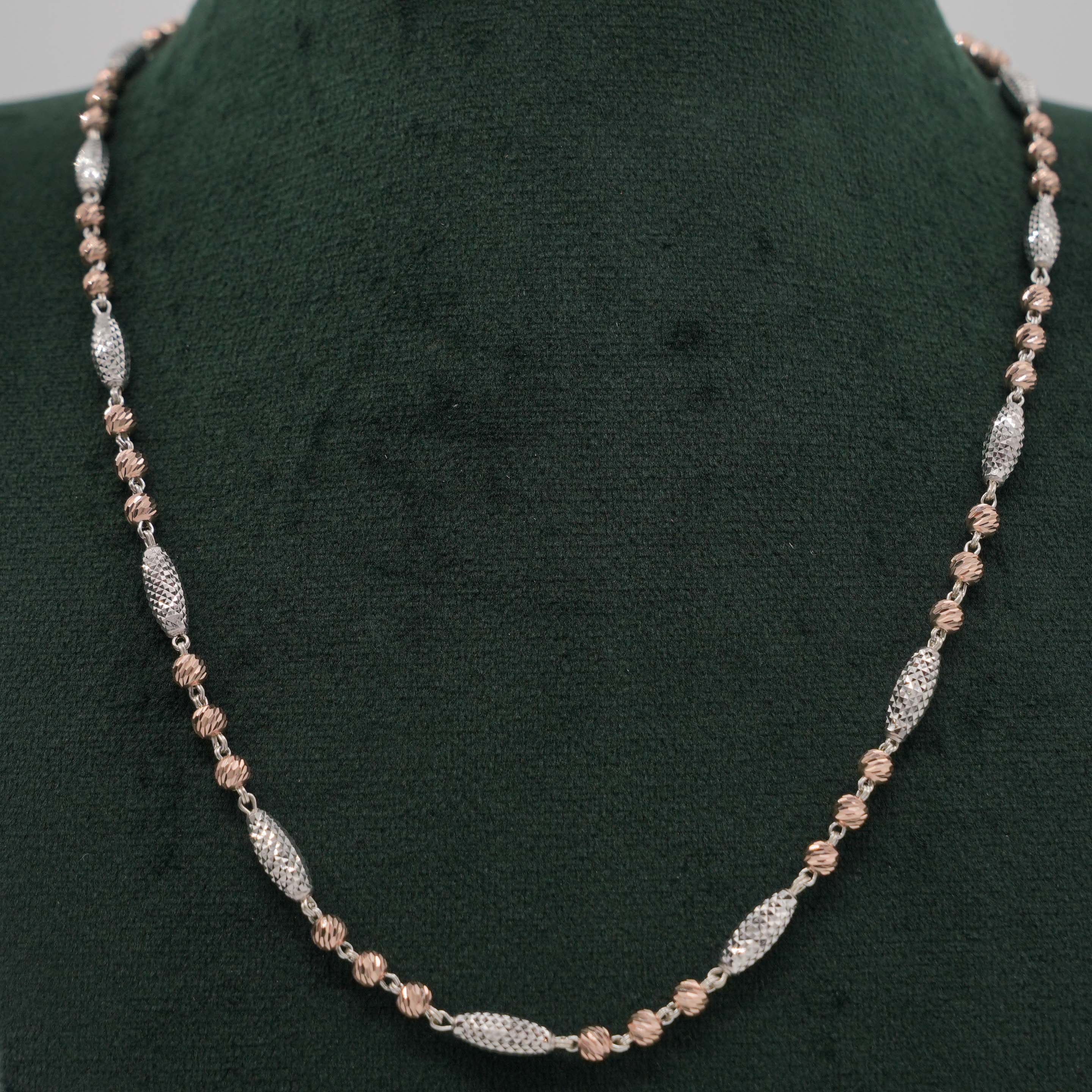 Tulasii - The Concept Jewelry - Silver Beaded Necklace