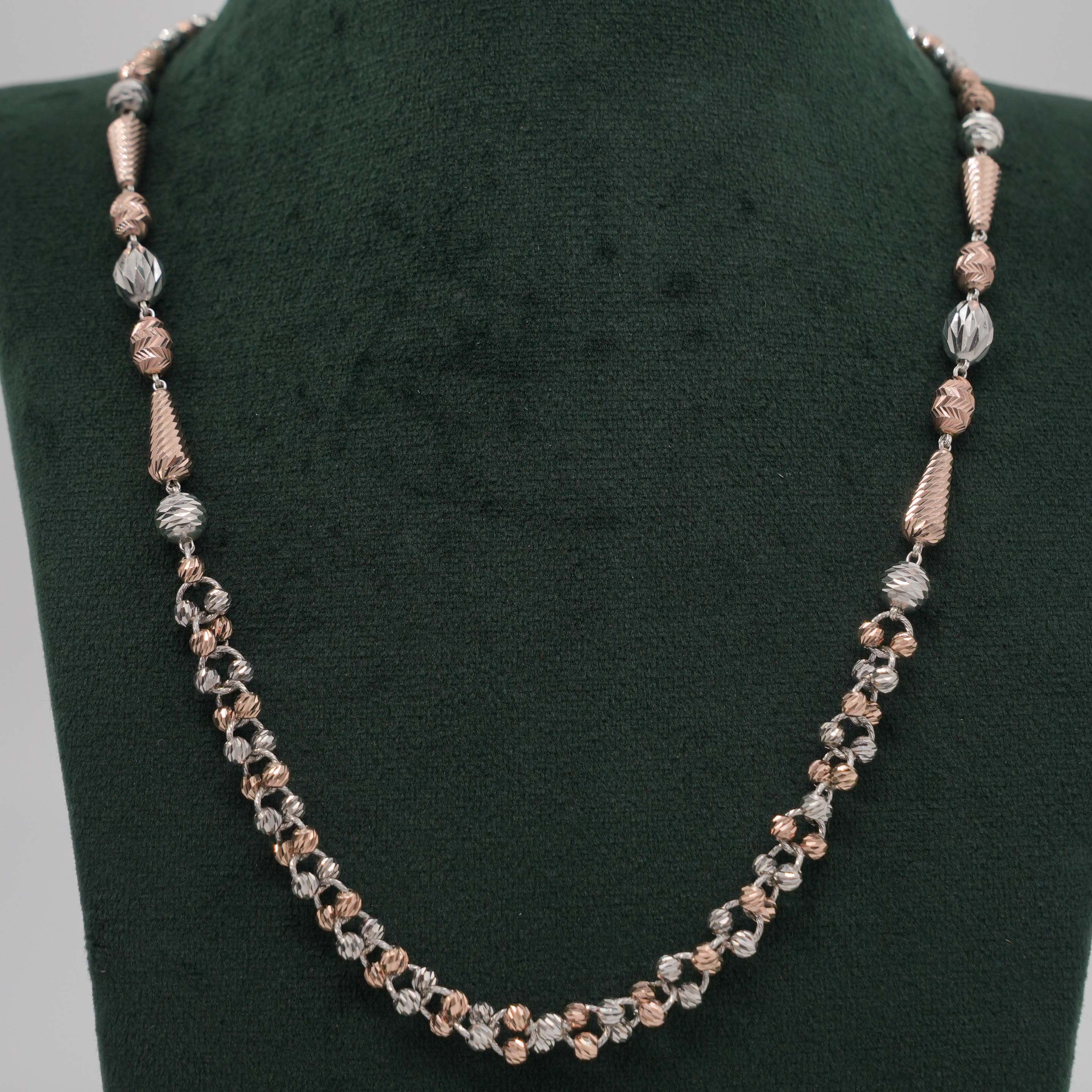 Tulasii - The Concept Jewelry - Silver Beaded Necklace