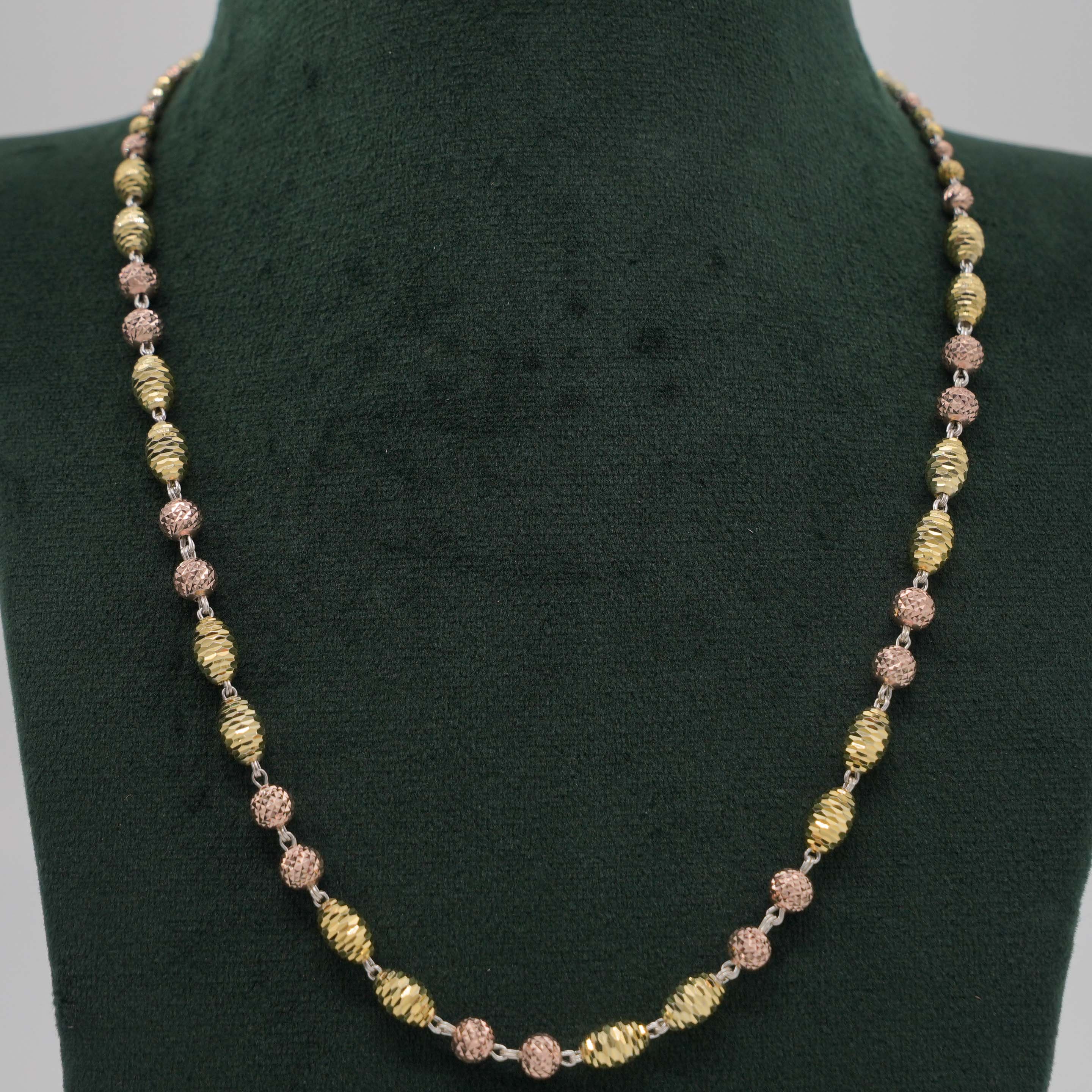 Tulasii - The Concept Jewelry - Silver Beaded Necklace