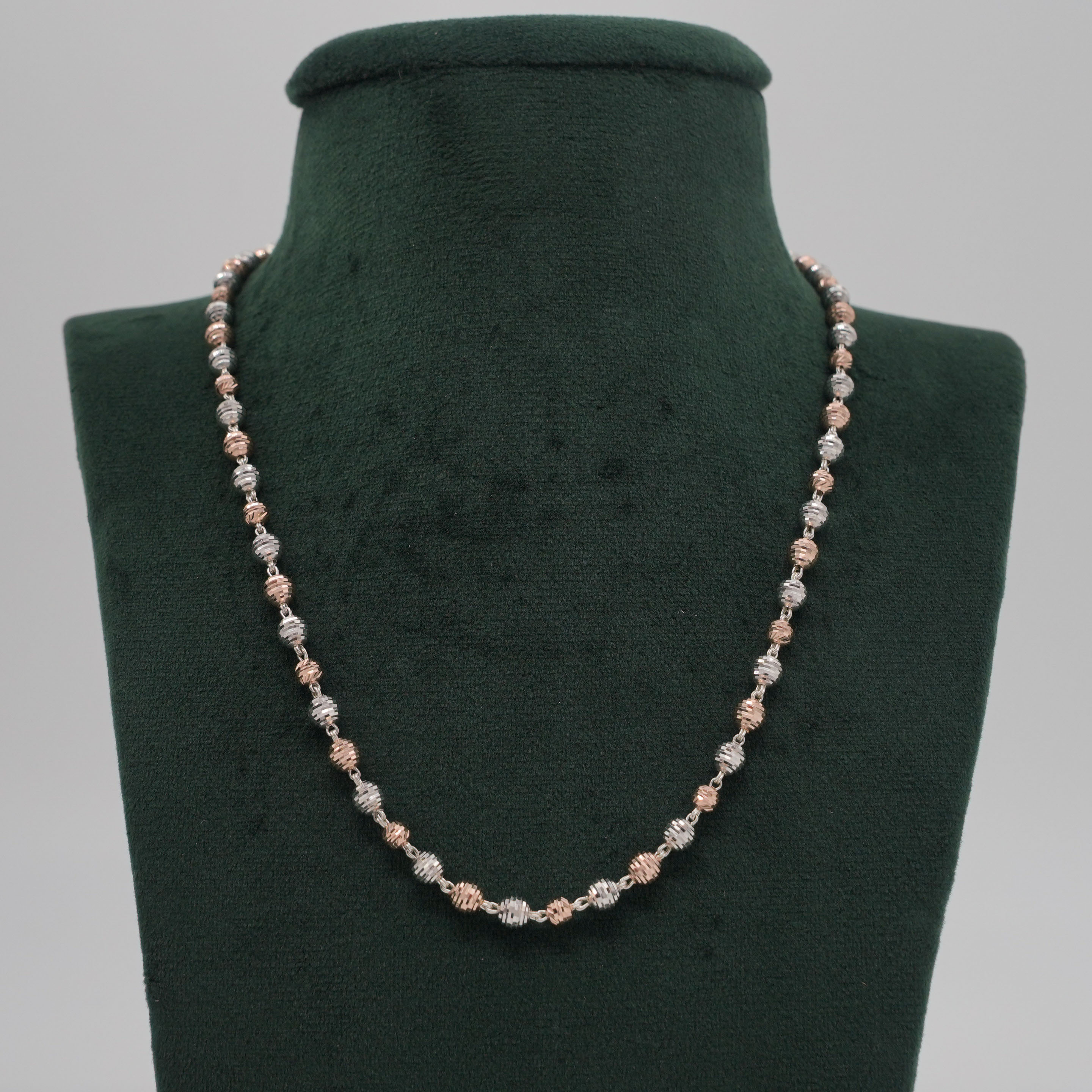 Tulasii - The Concept Jewelry - Silver Beaded Necklace