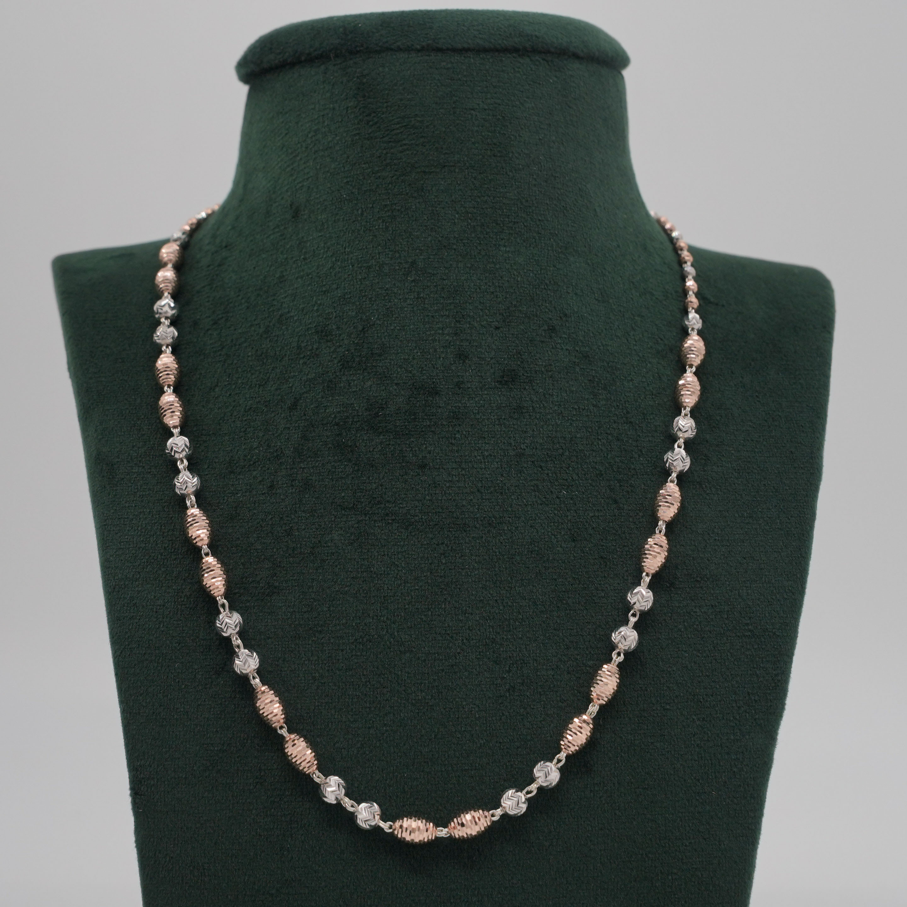 Tulasii - The Concept Jewelry - Silver Beaded Necklace