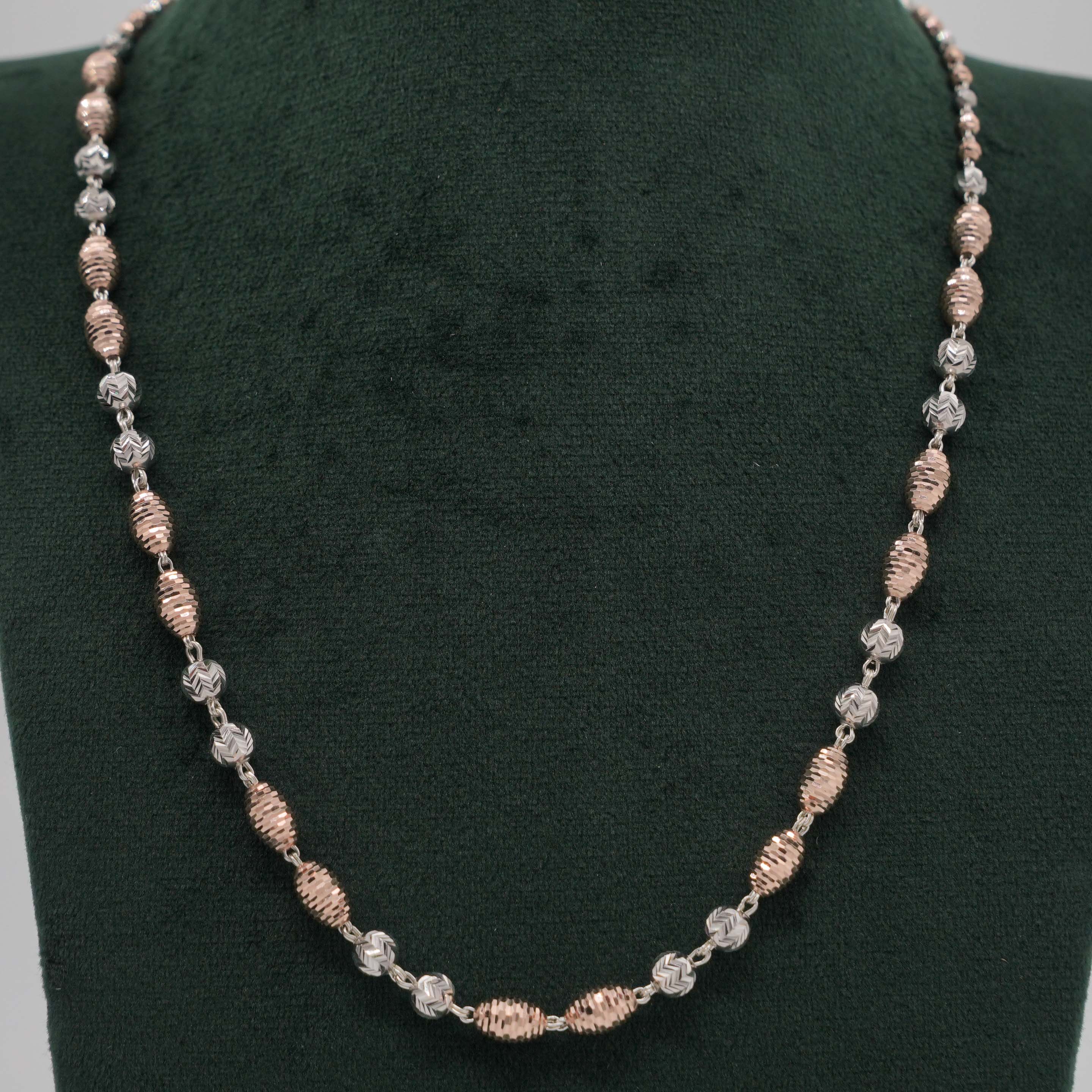 Tulasii - The Concept Jewelry - Silver Beaded Necklace
