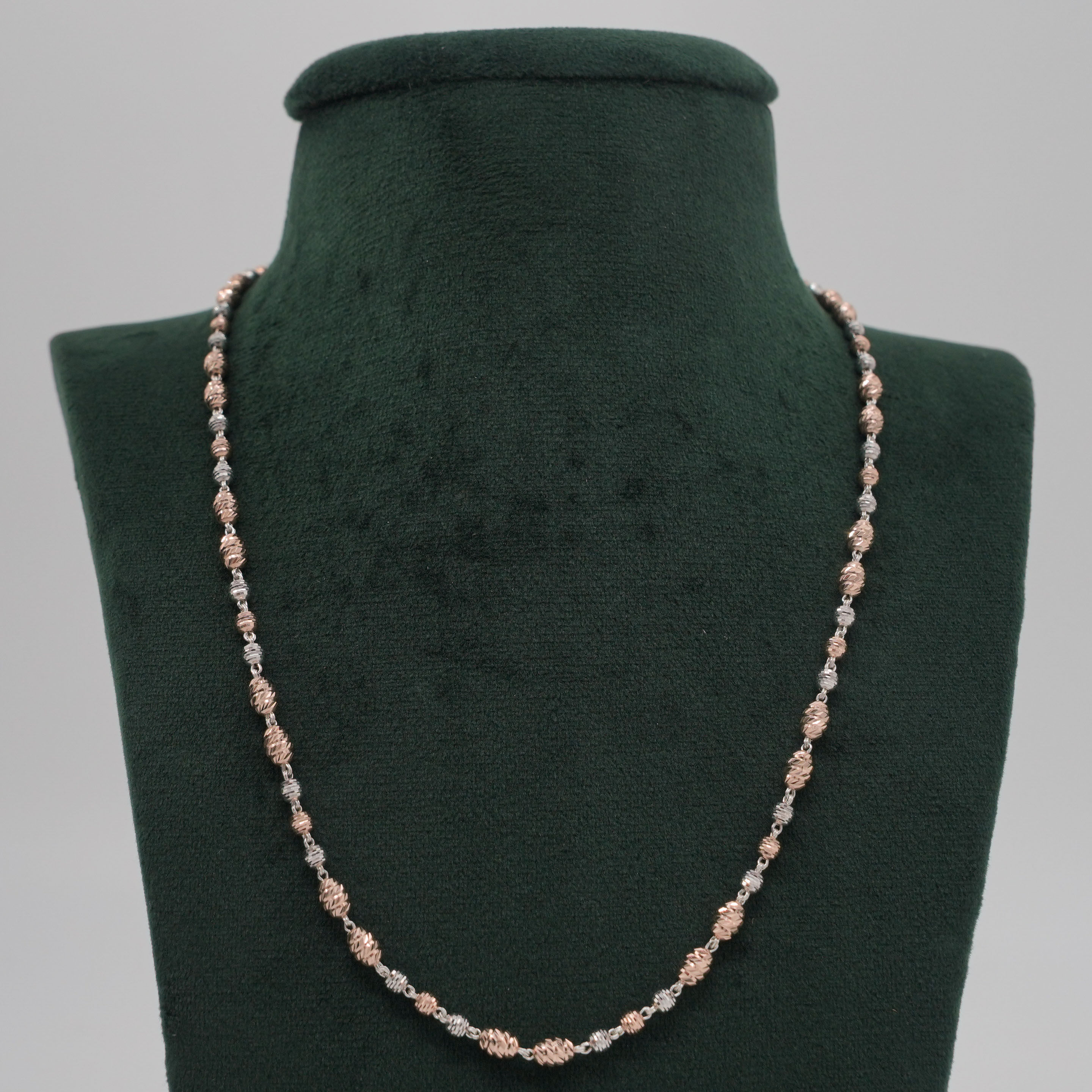 Tulasii - The Concept Jewelry - Silver Beaded Necklace