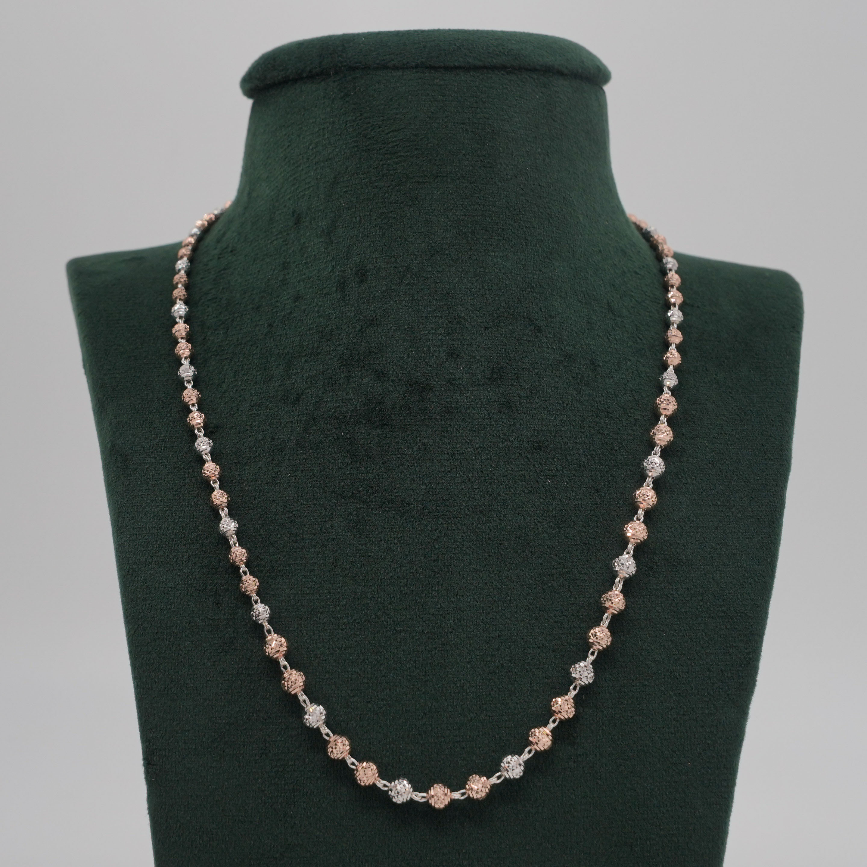 Tulasii - The Concept Jewelry - Silver Beaded Necklace