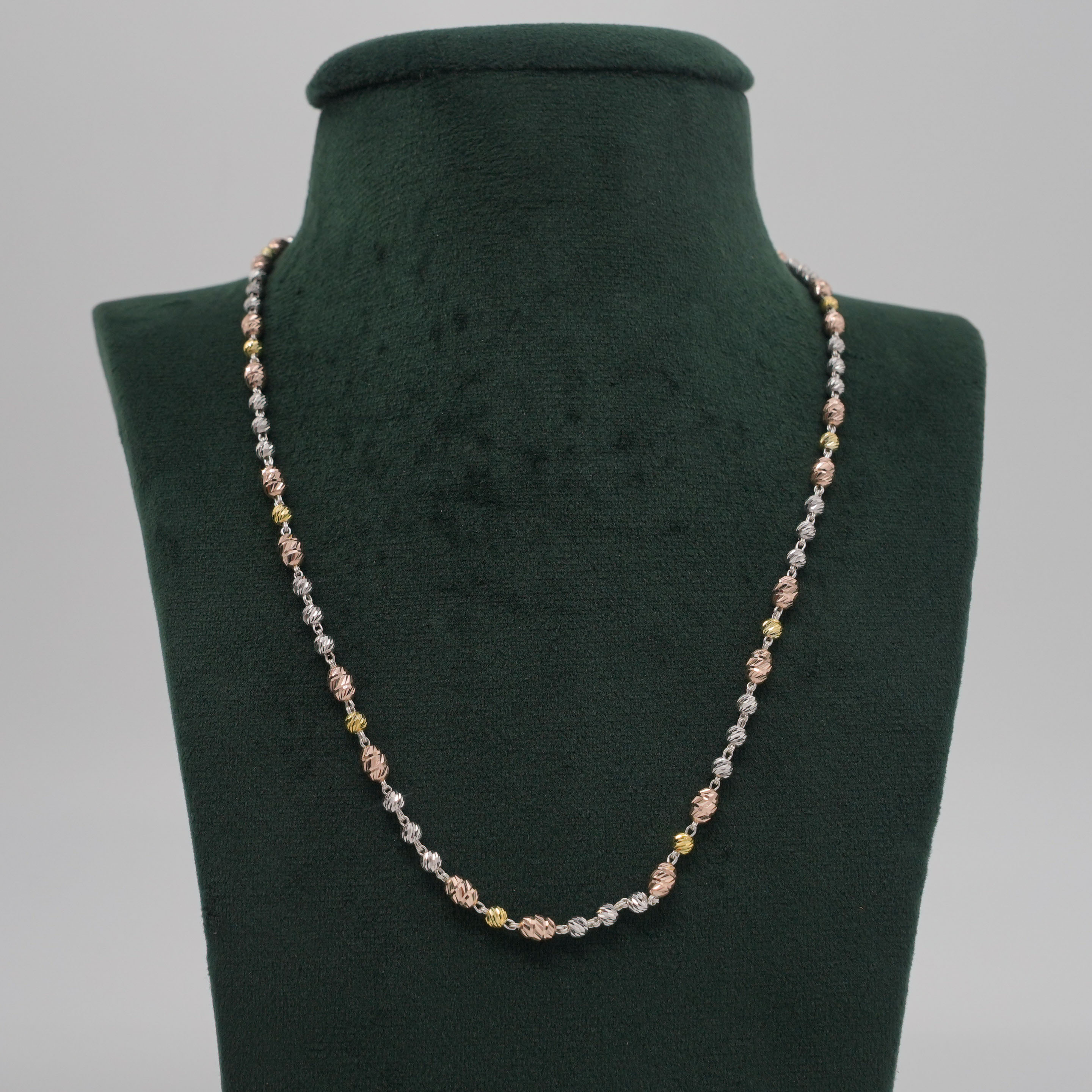 Tulasii - The Concept Jewelry - Silver Beaded Necklace