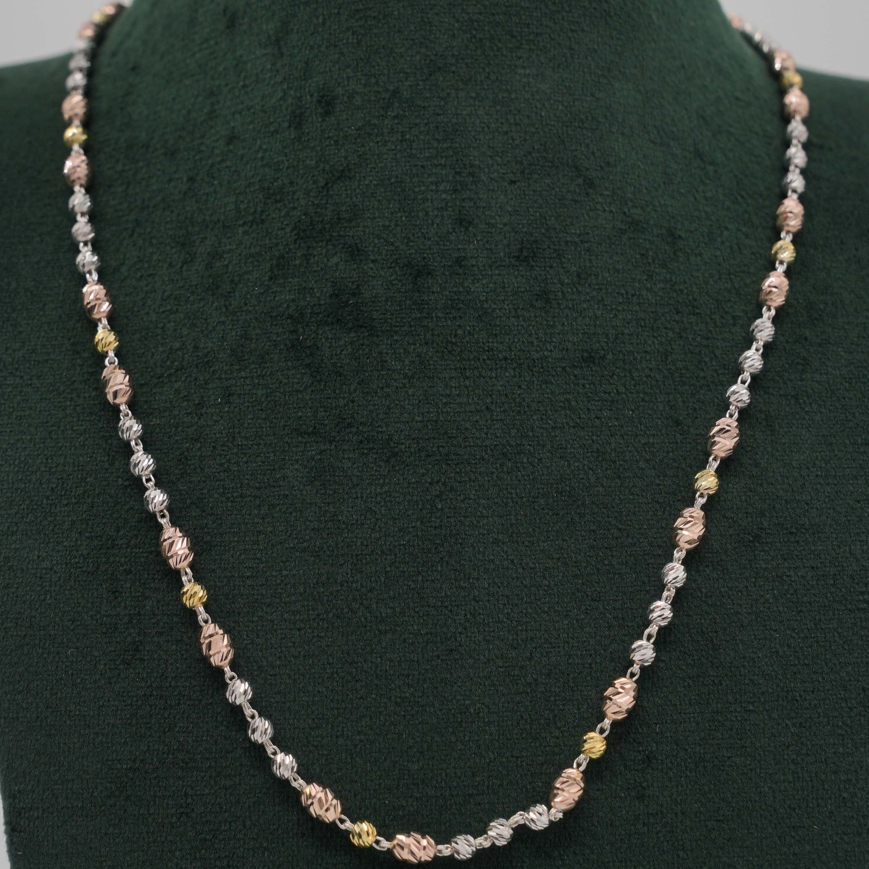Tulasii - The Concept Jewelry - Silver Beaded Necklace