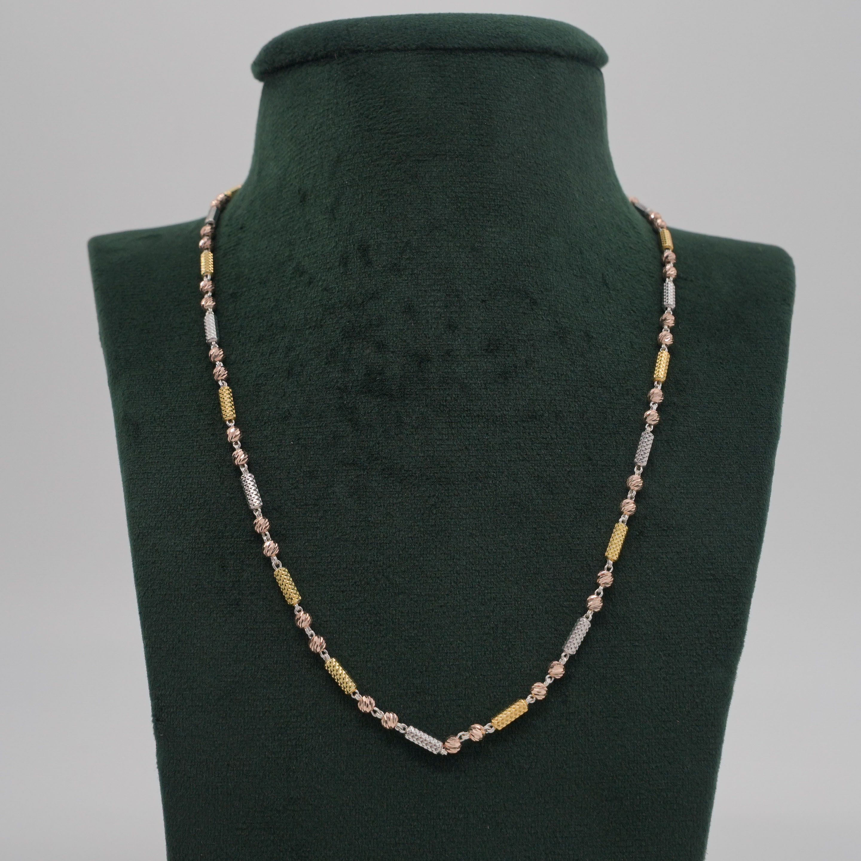Tulasii - The Concept Jewelry - Silver Beaded Necklace
