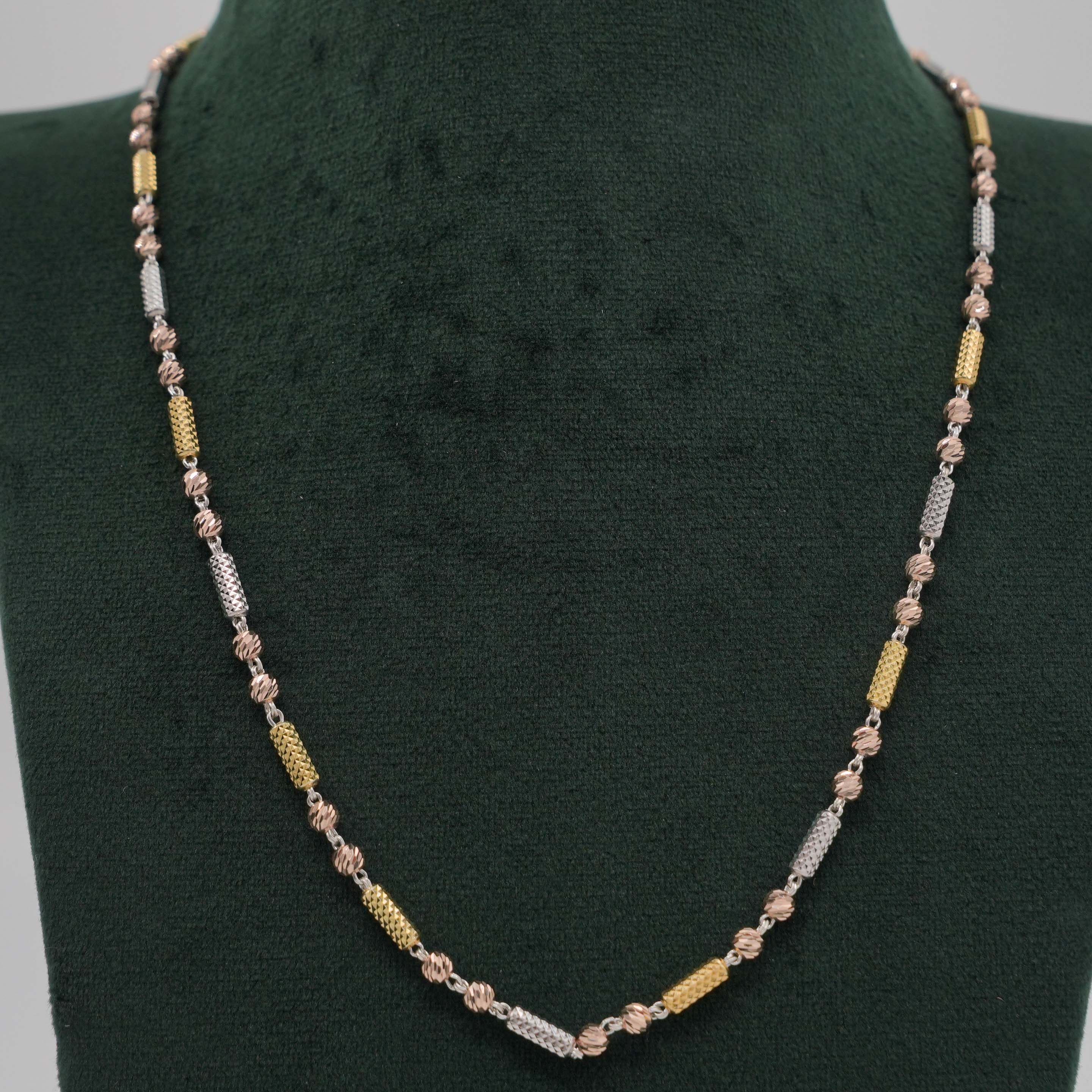 Tulasii - The Concept Jewelry - Silver Beaded Necklace