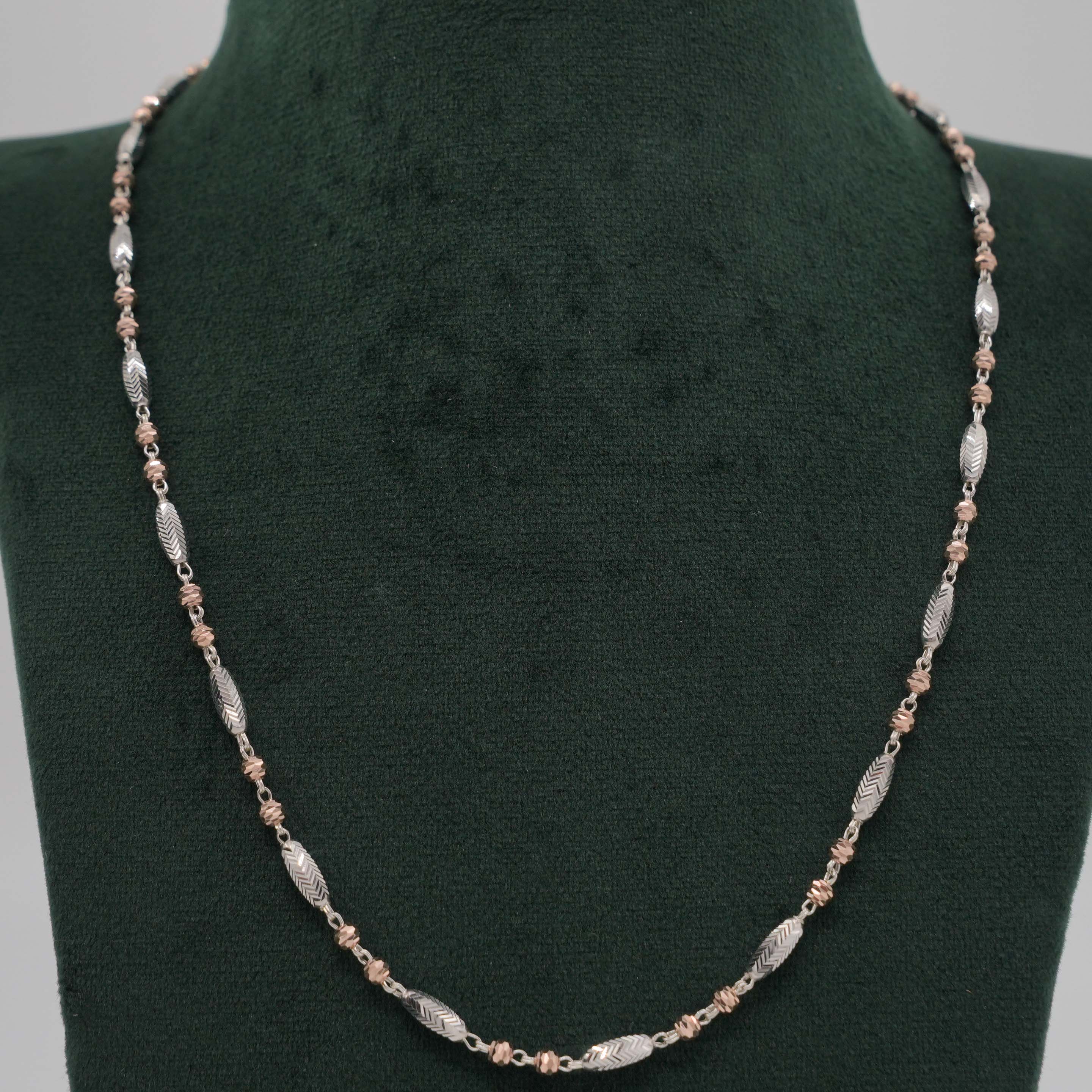 Tulasii - The Concept Jewelry - Silver Beaded Necklace
