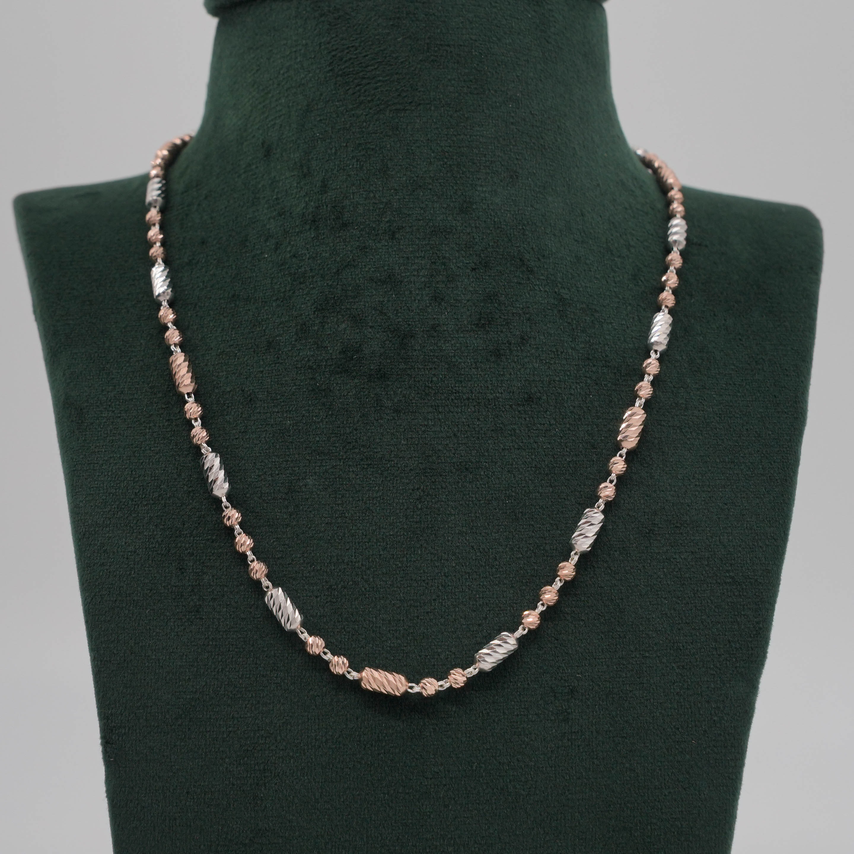 Tulasii - The Concept Jewelry - Silver Beaded Necklace
