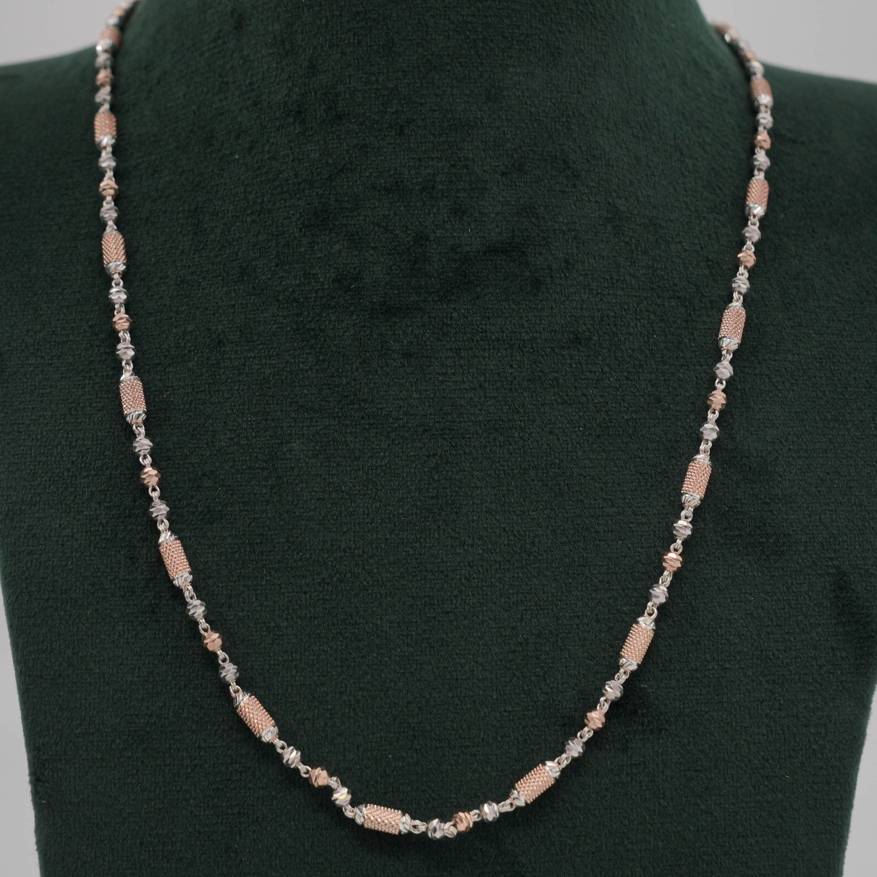 Tulasii - The Concept Jewelry - Silver Beaded Necklace