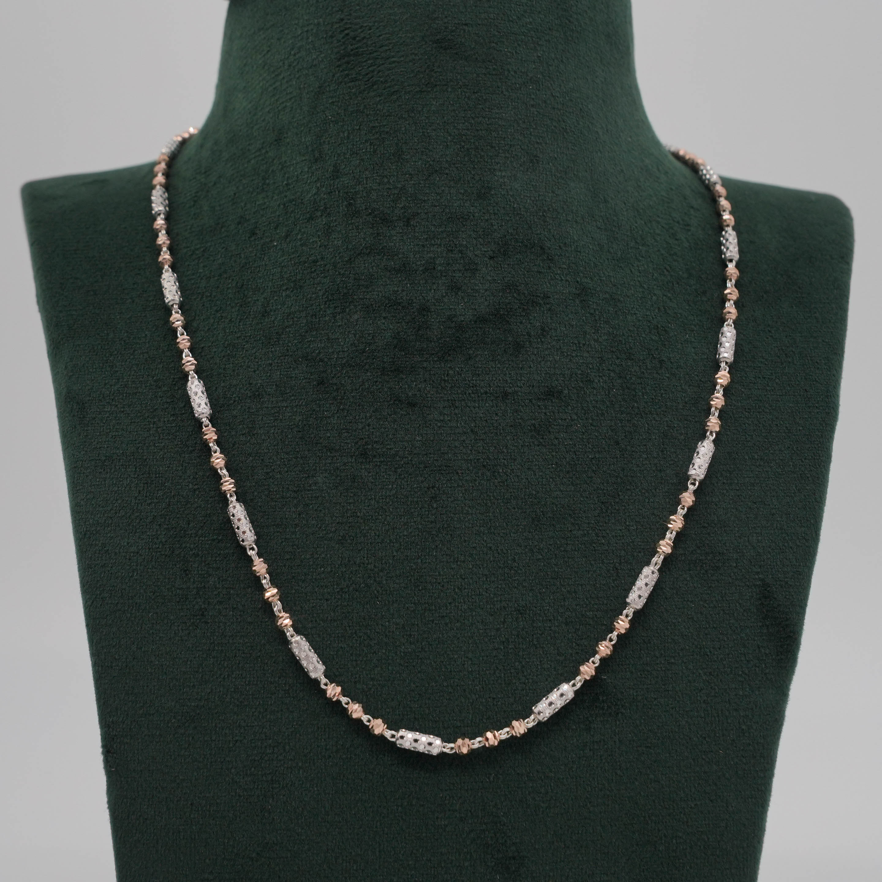 Tulasii - The Concept Jewelry - Silver Beaded Necklace