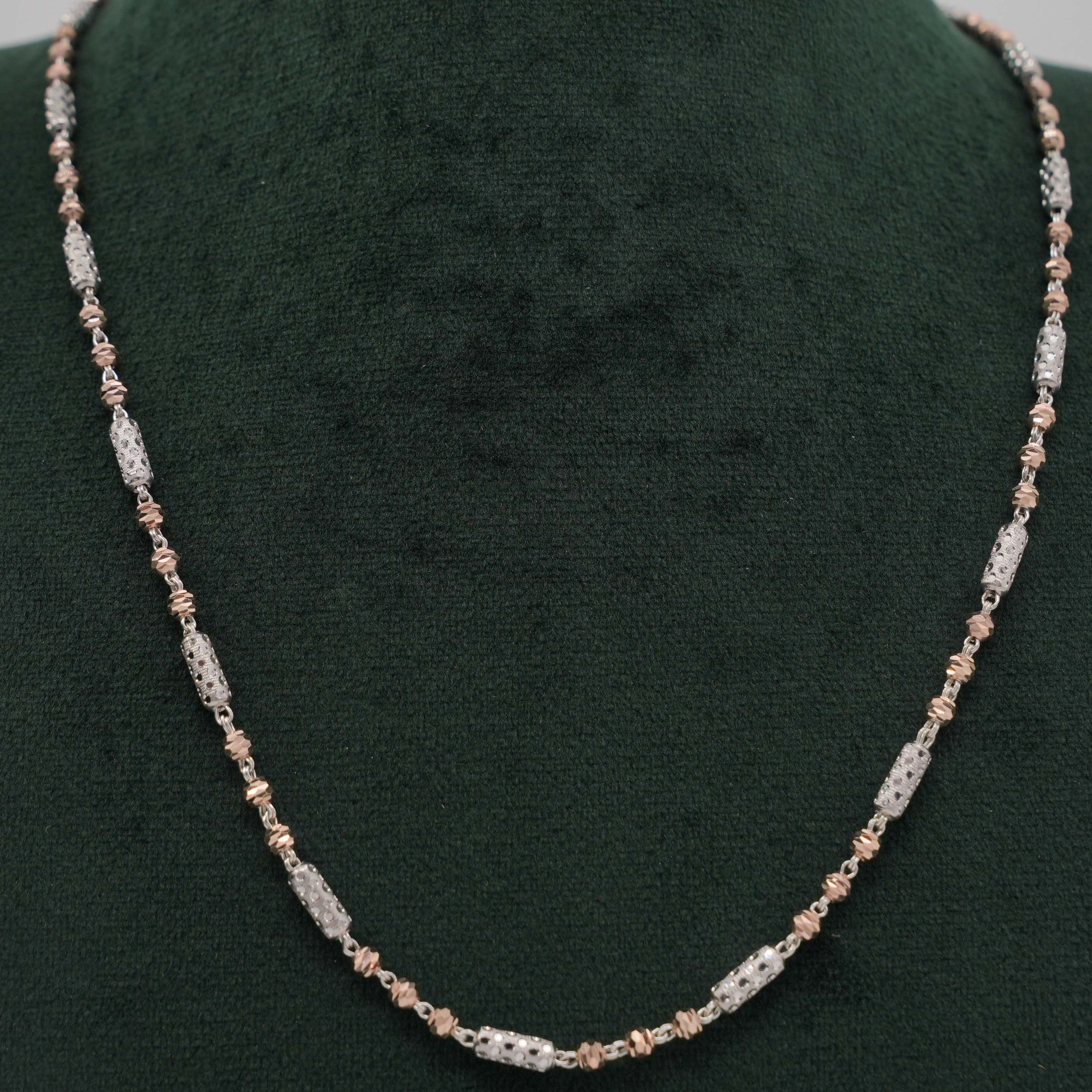 Tulasii - The Concept Jewelry - Silver Beaded Necklace