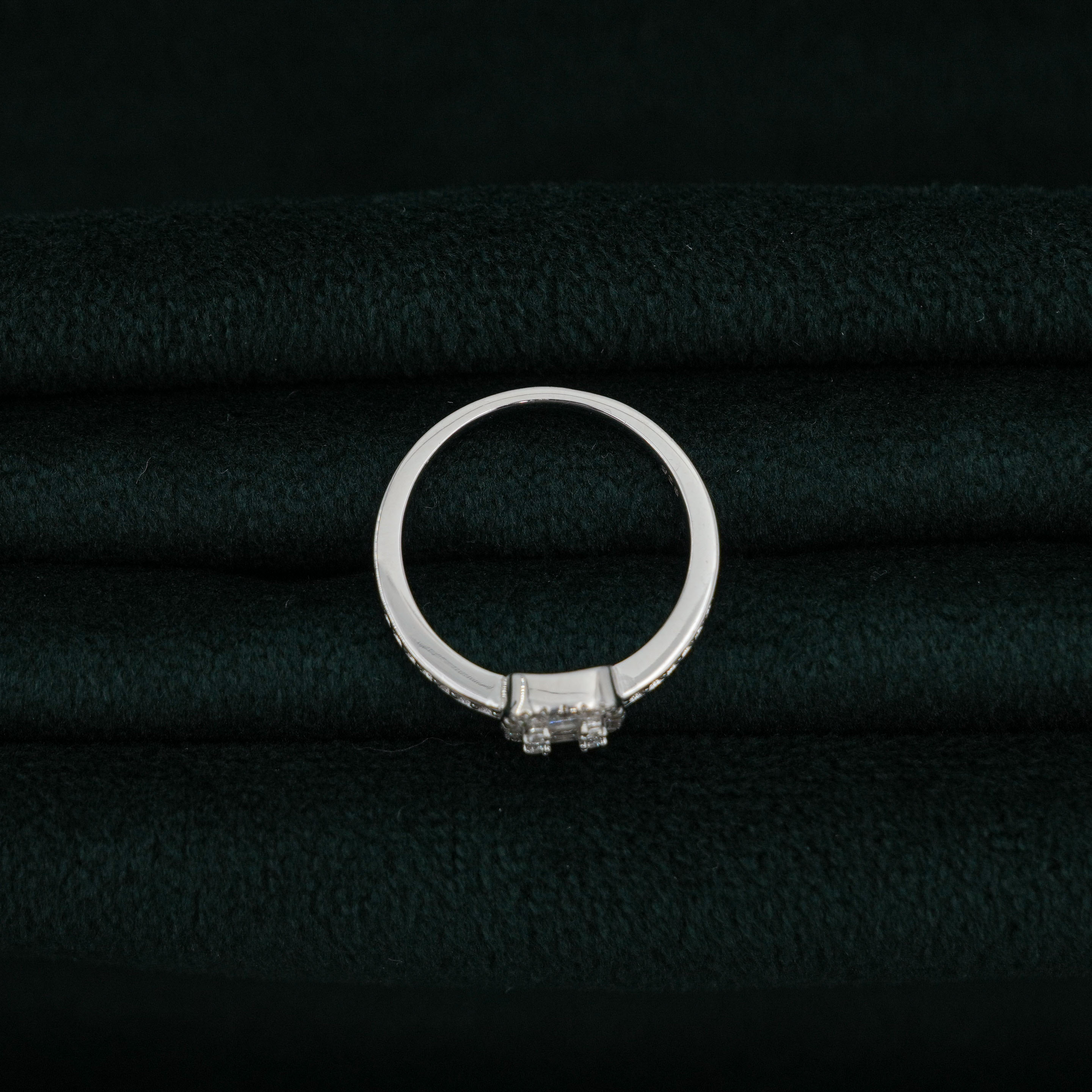Silver Halo Ring