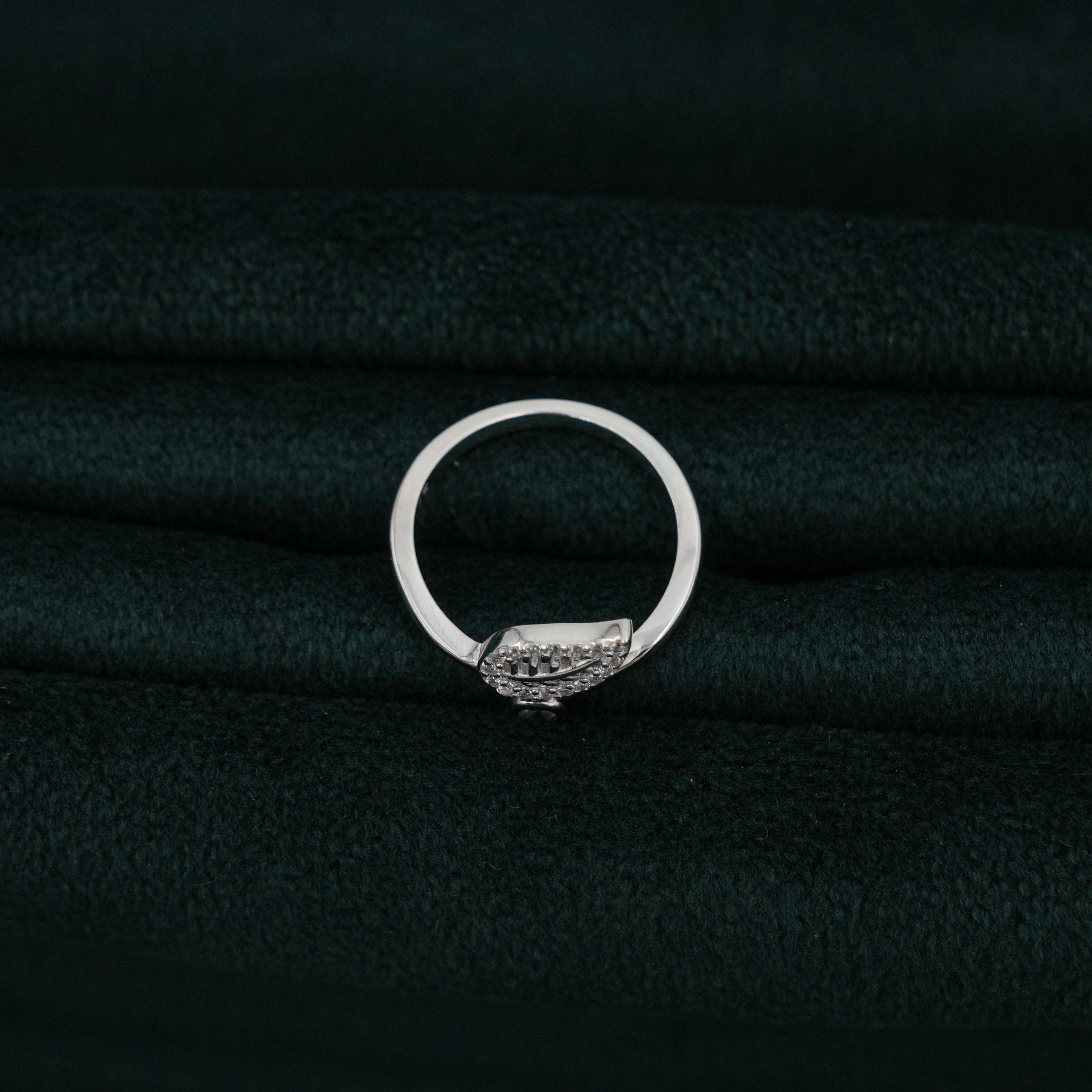 Silver Leaf Ring