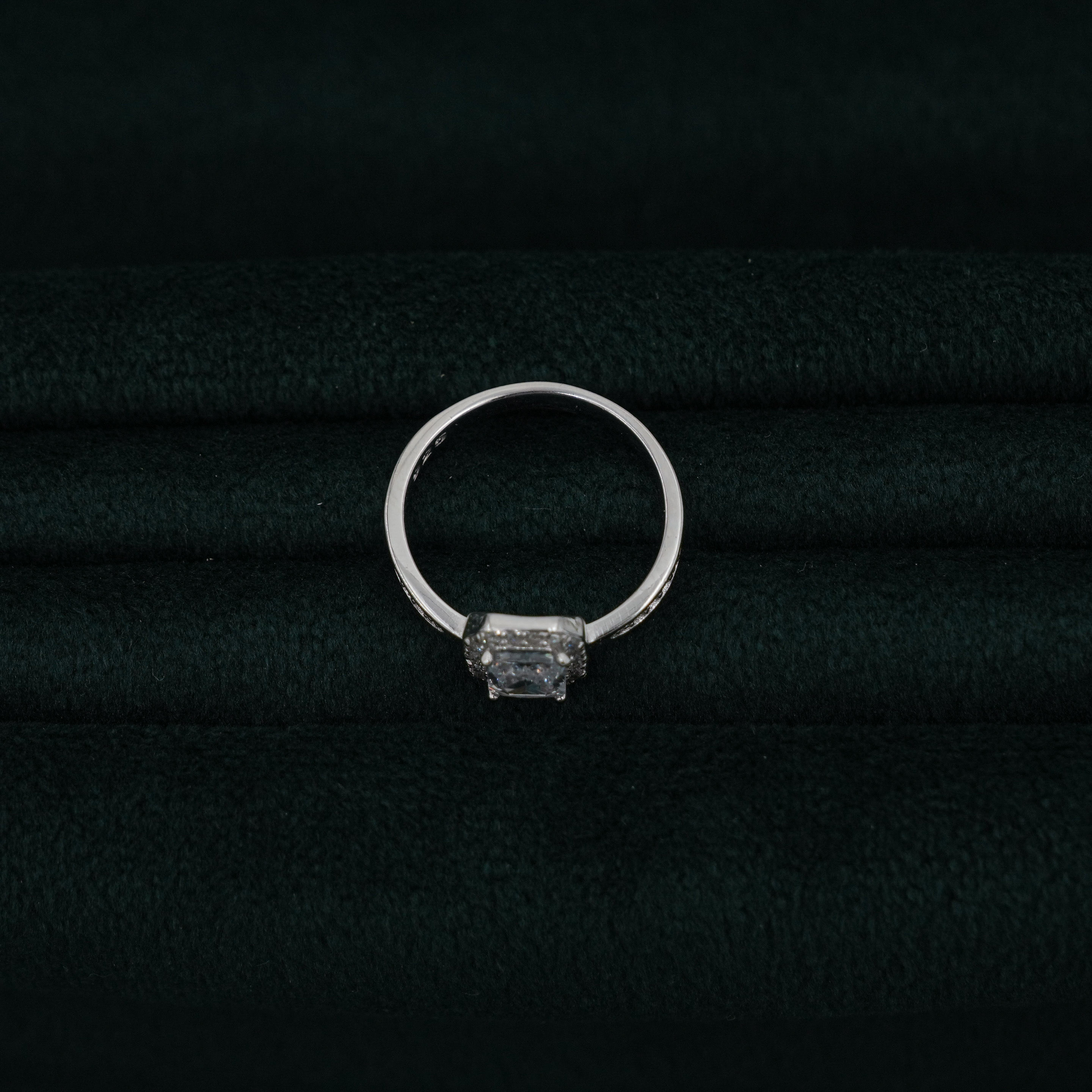 Silver Halo Ring
