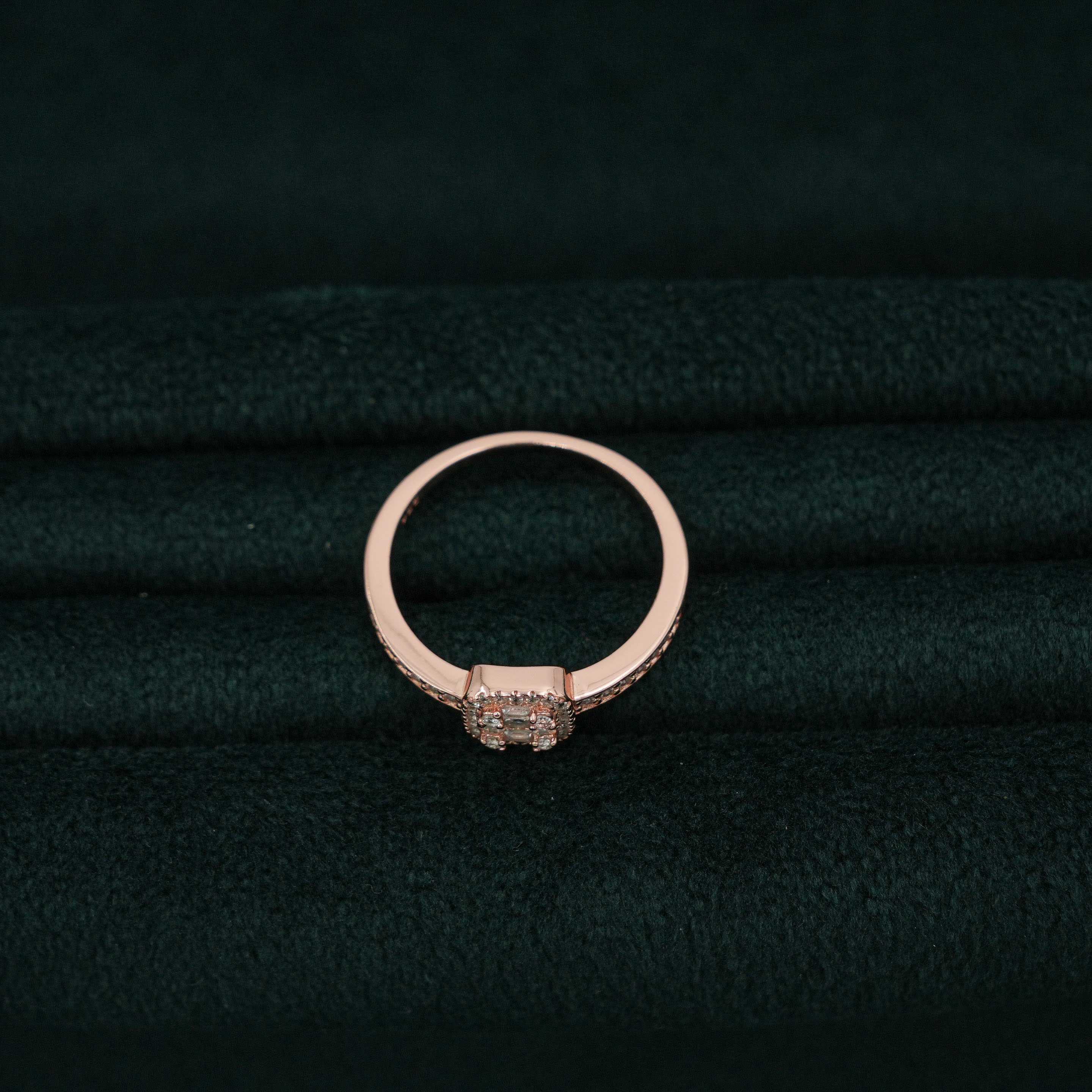 Silver Diamond Ring