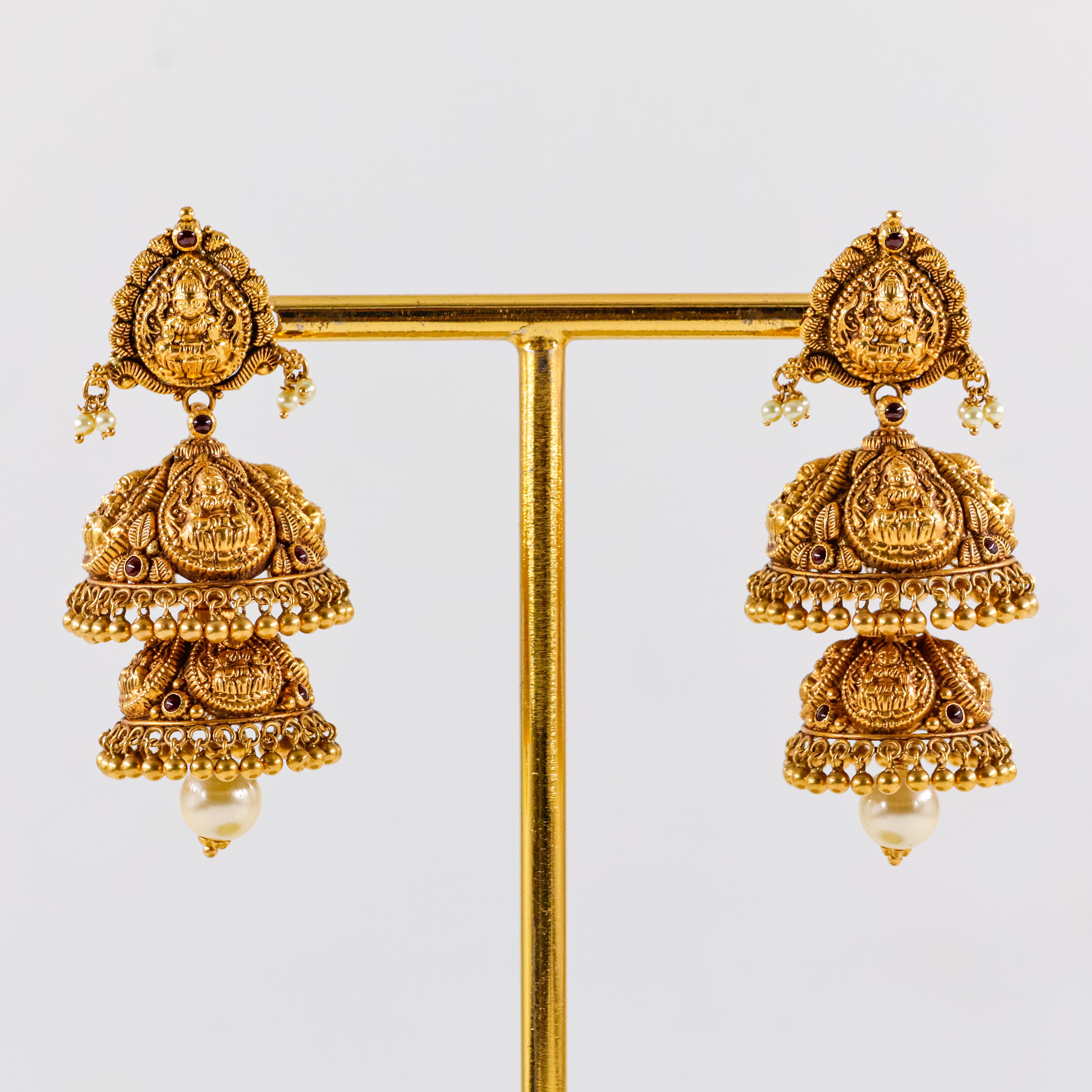 Varahi Jewels - Gold Jhumka