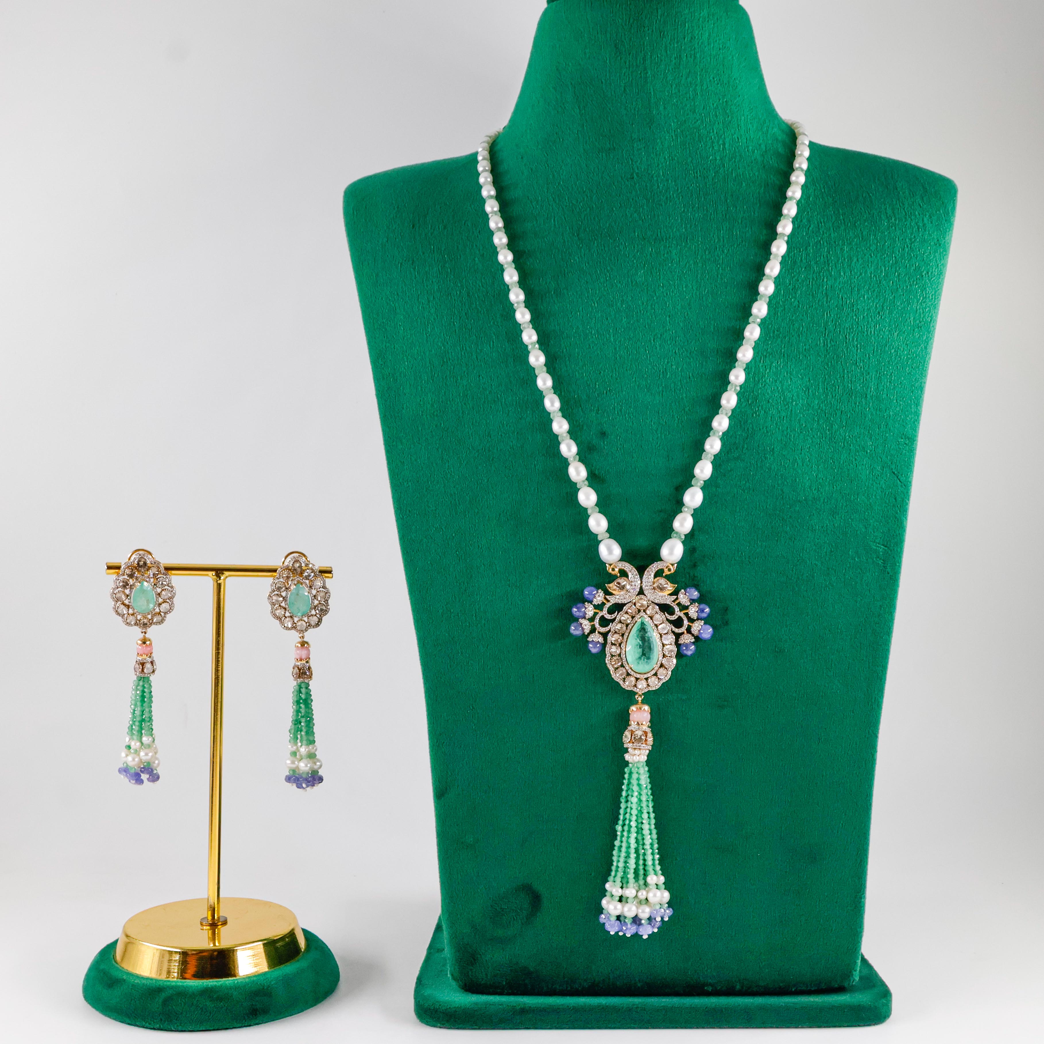 Varahi Jewels - Gold Pendent Set