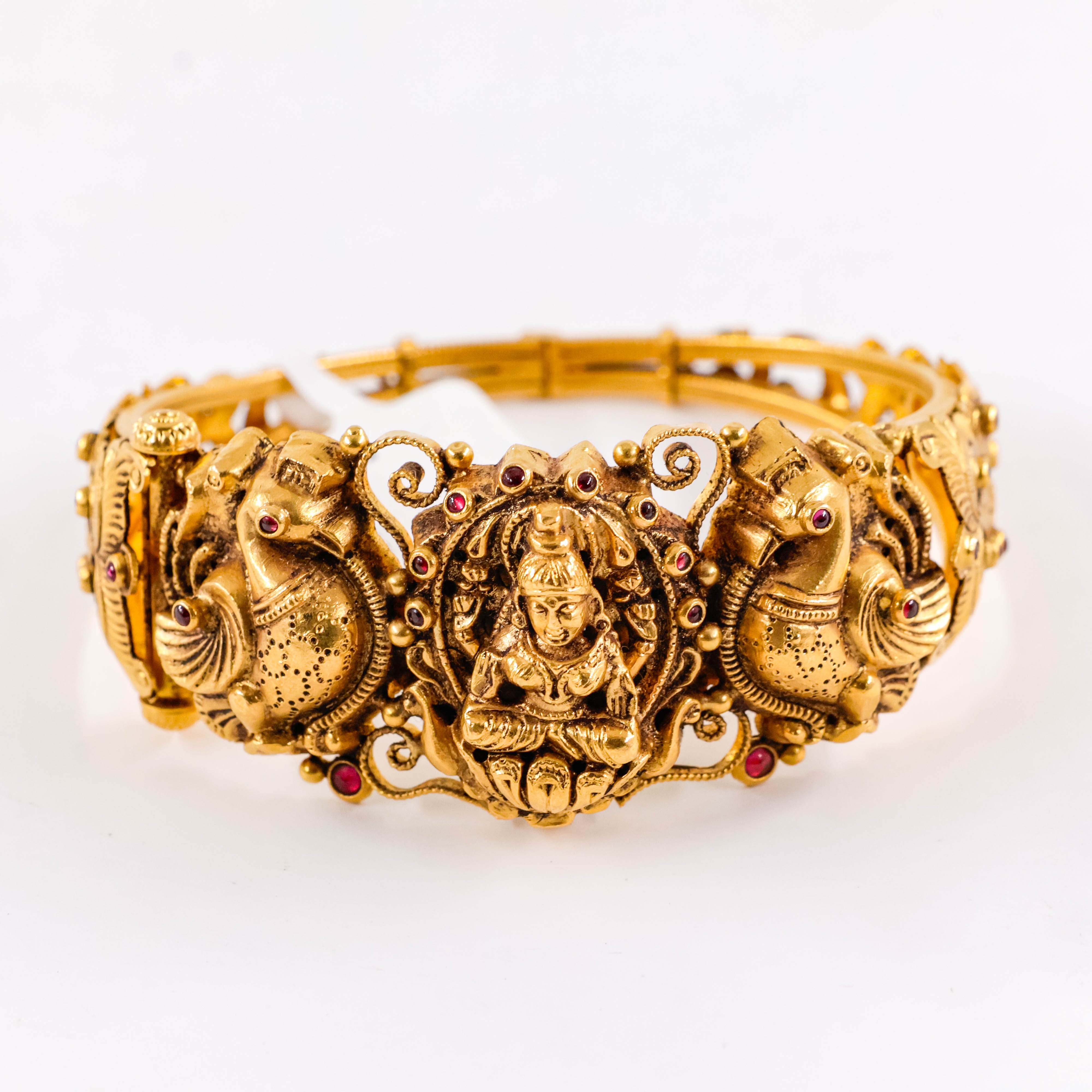 Varahi Jewels - Gold Bracelet With Lakshmi Devi