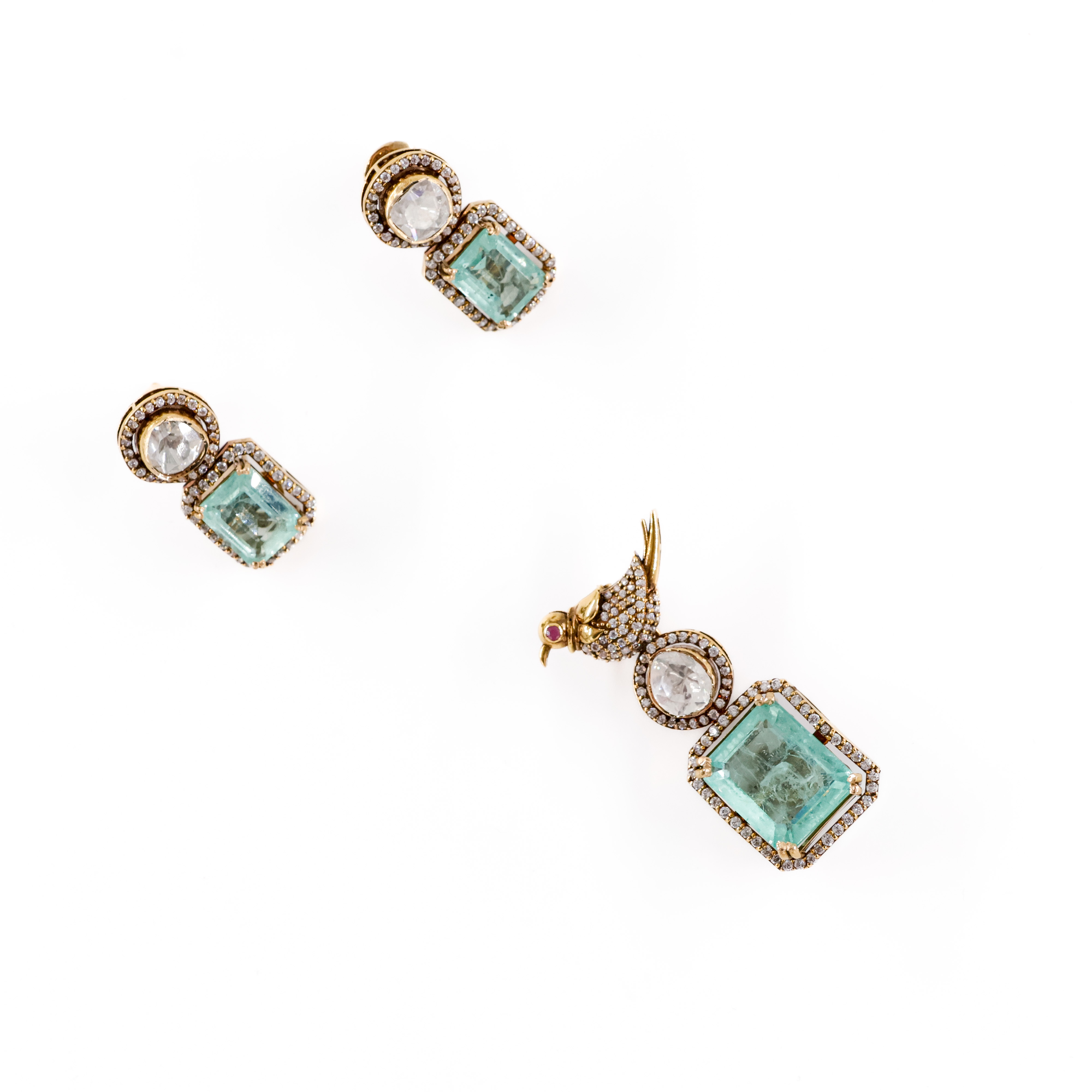 Varahi Jewels - Gold Pendent Set