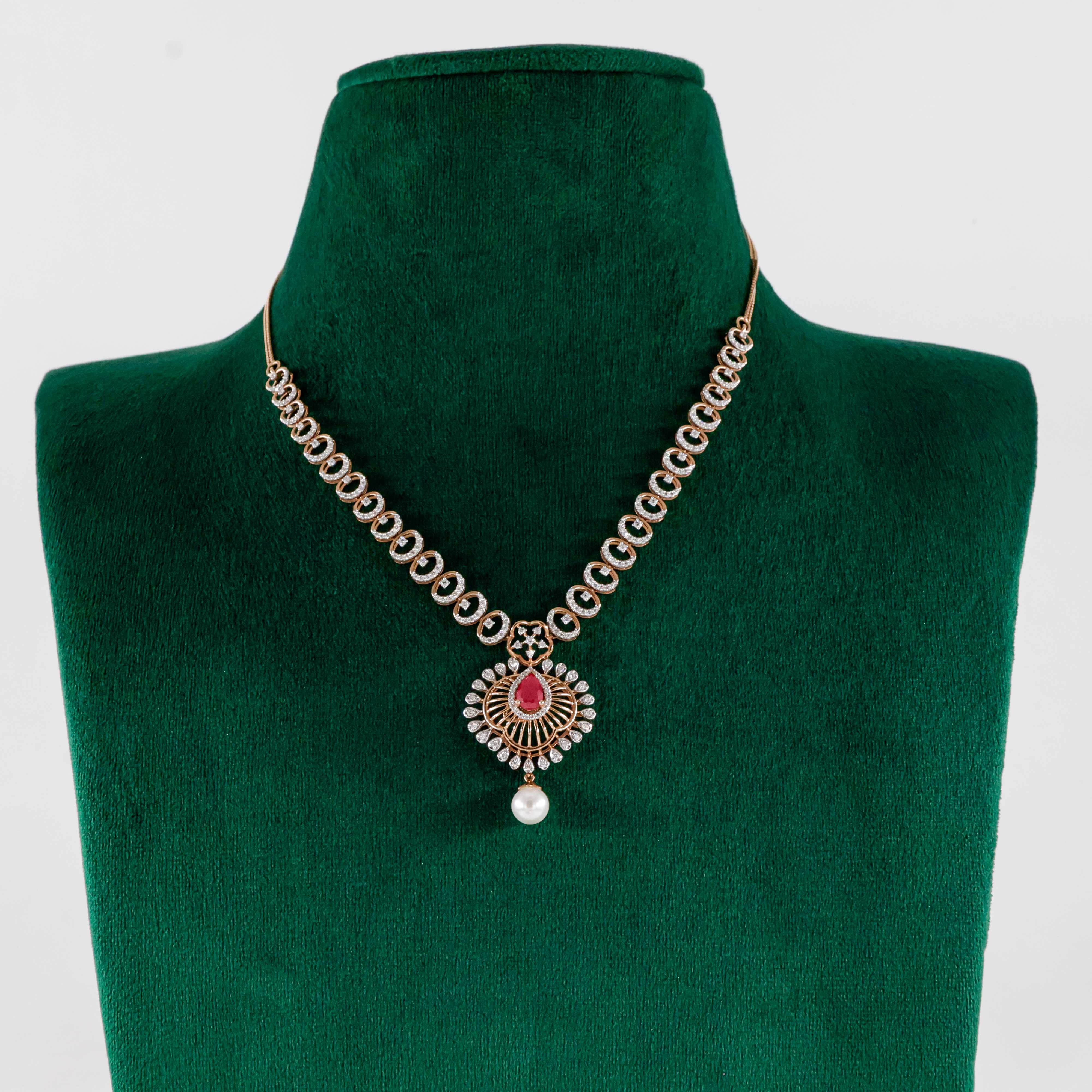 Varahi Jewels - Diamond Necklace