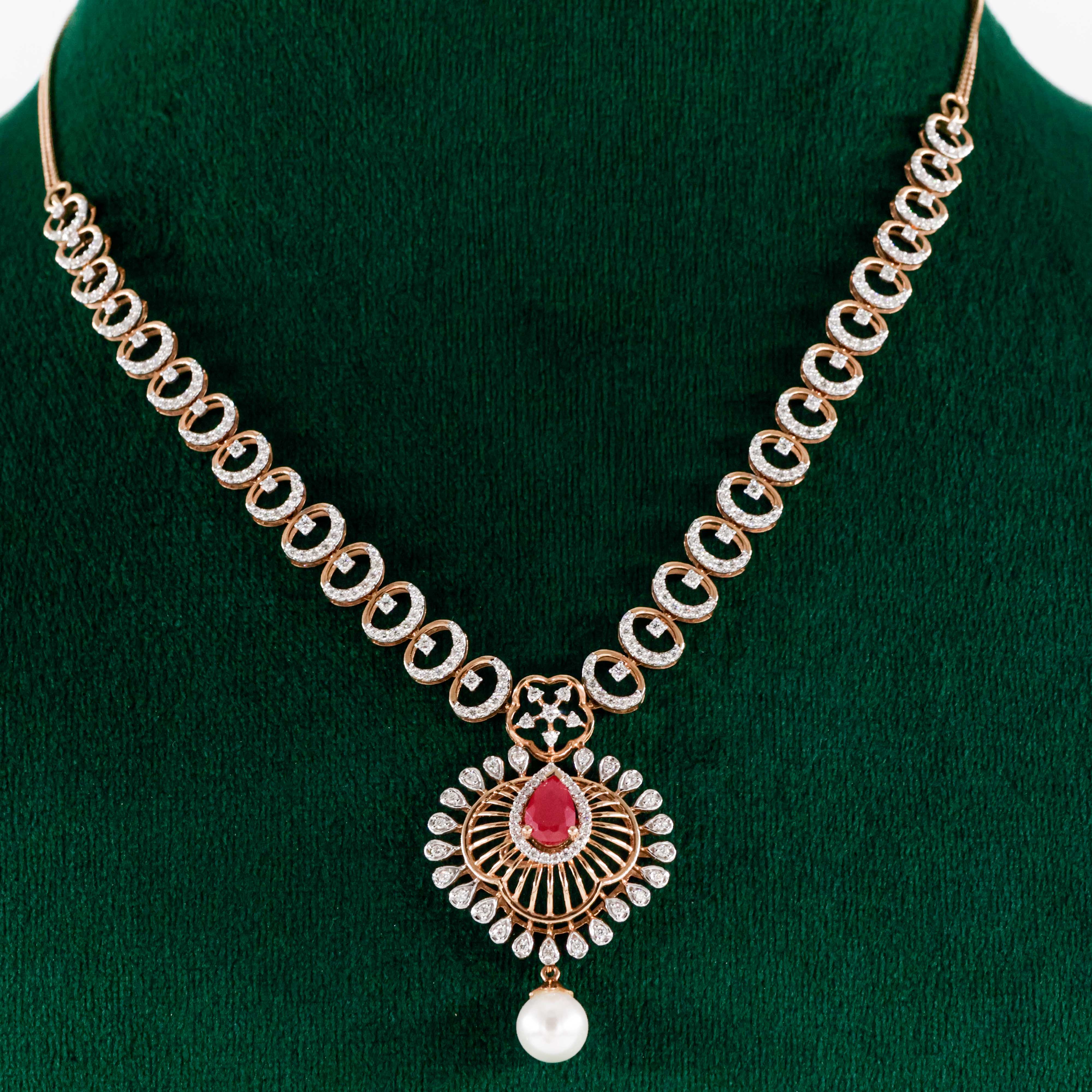 Varahi Jewels - Diamond Necklace