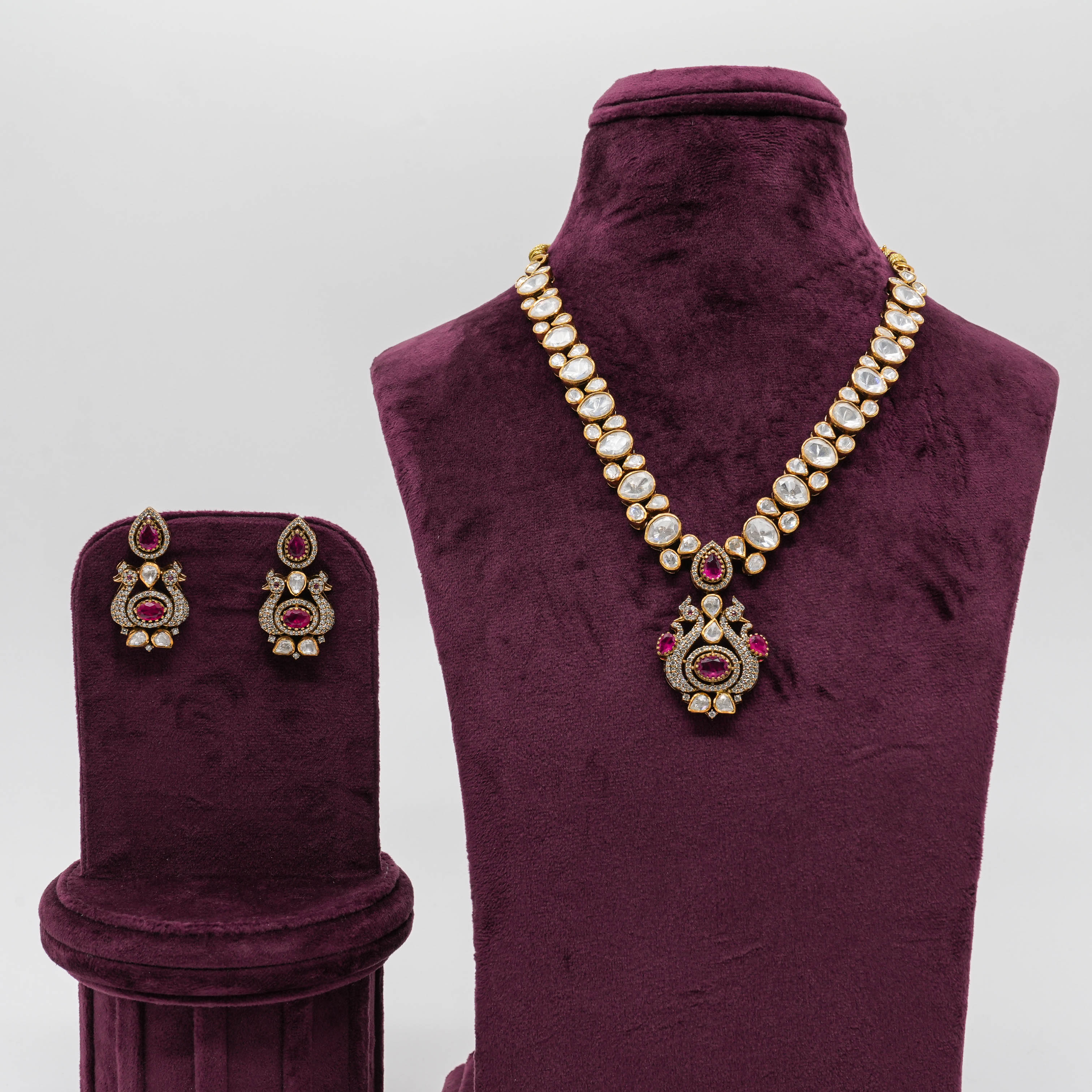 Ved Jewellers - Kundan Necklace Set