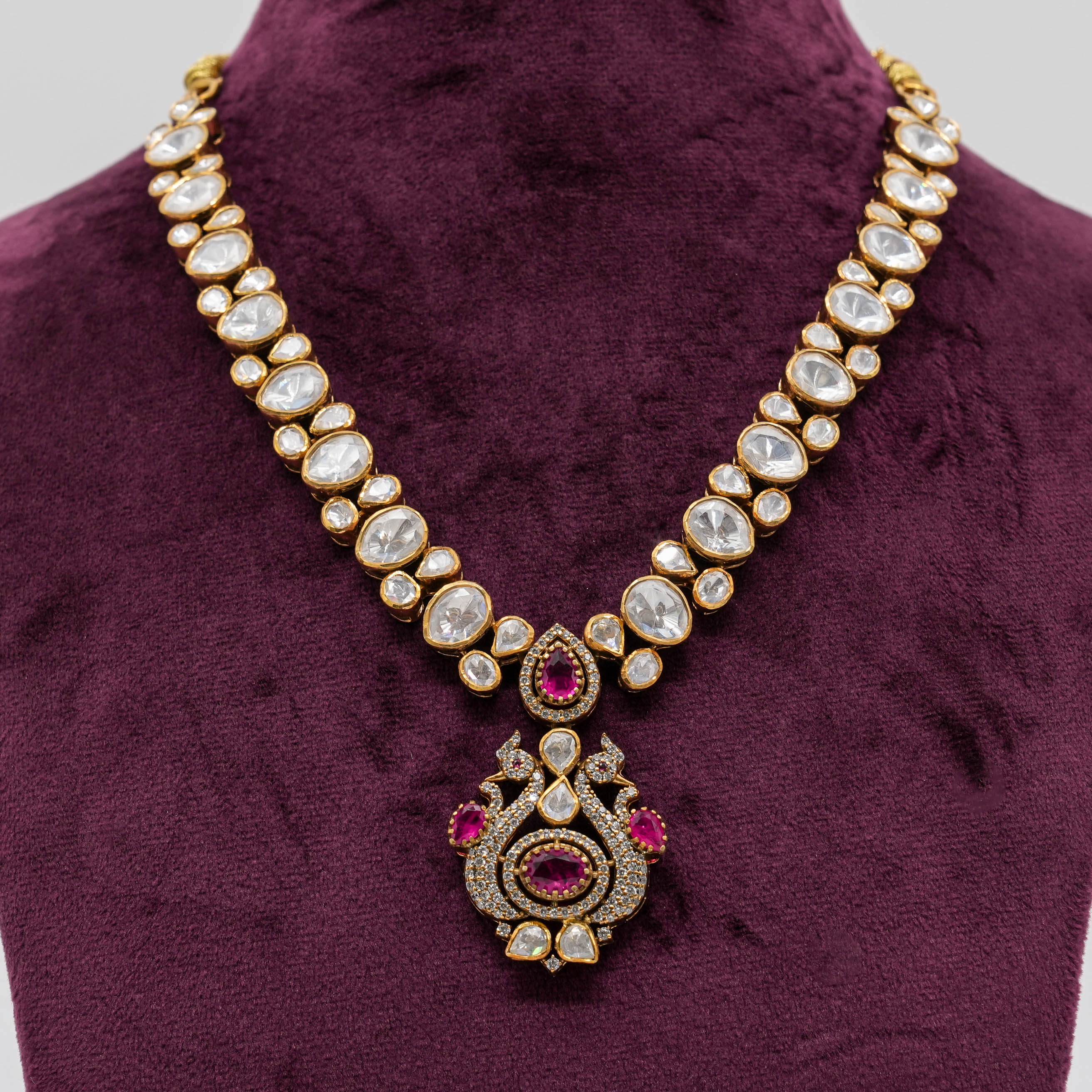 Ved Jewellers - Kundan Necklace Set