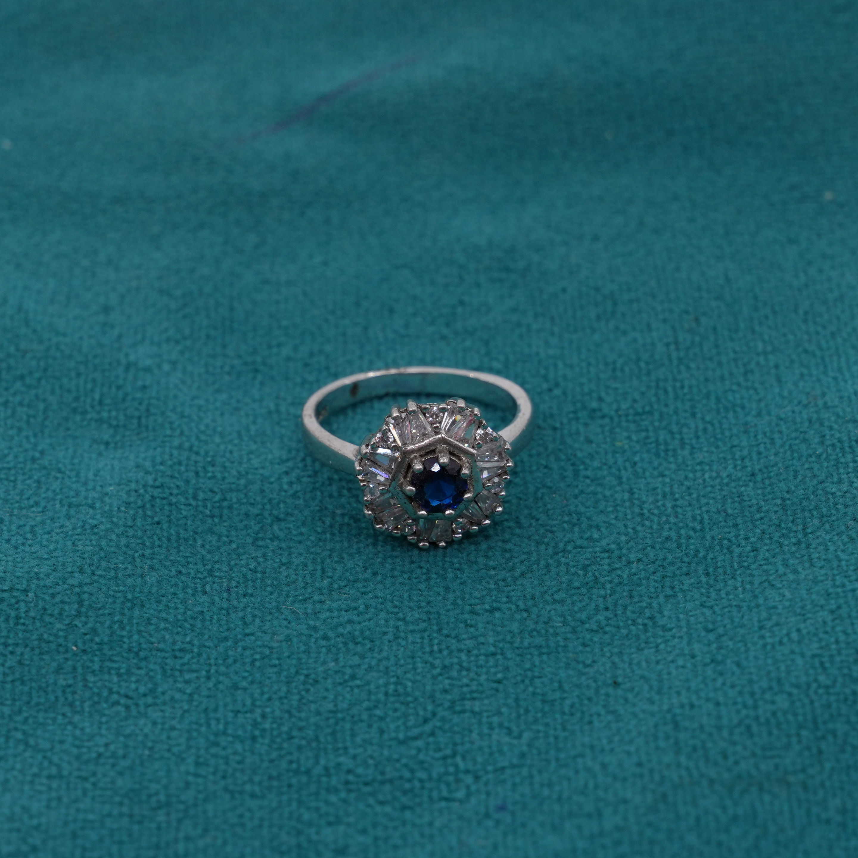 Ved Jewellers - Silver Gemstone Ring