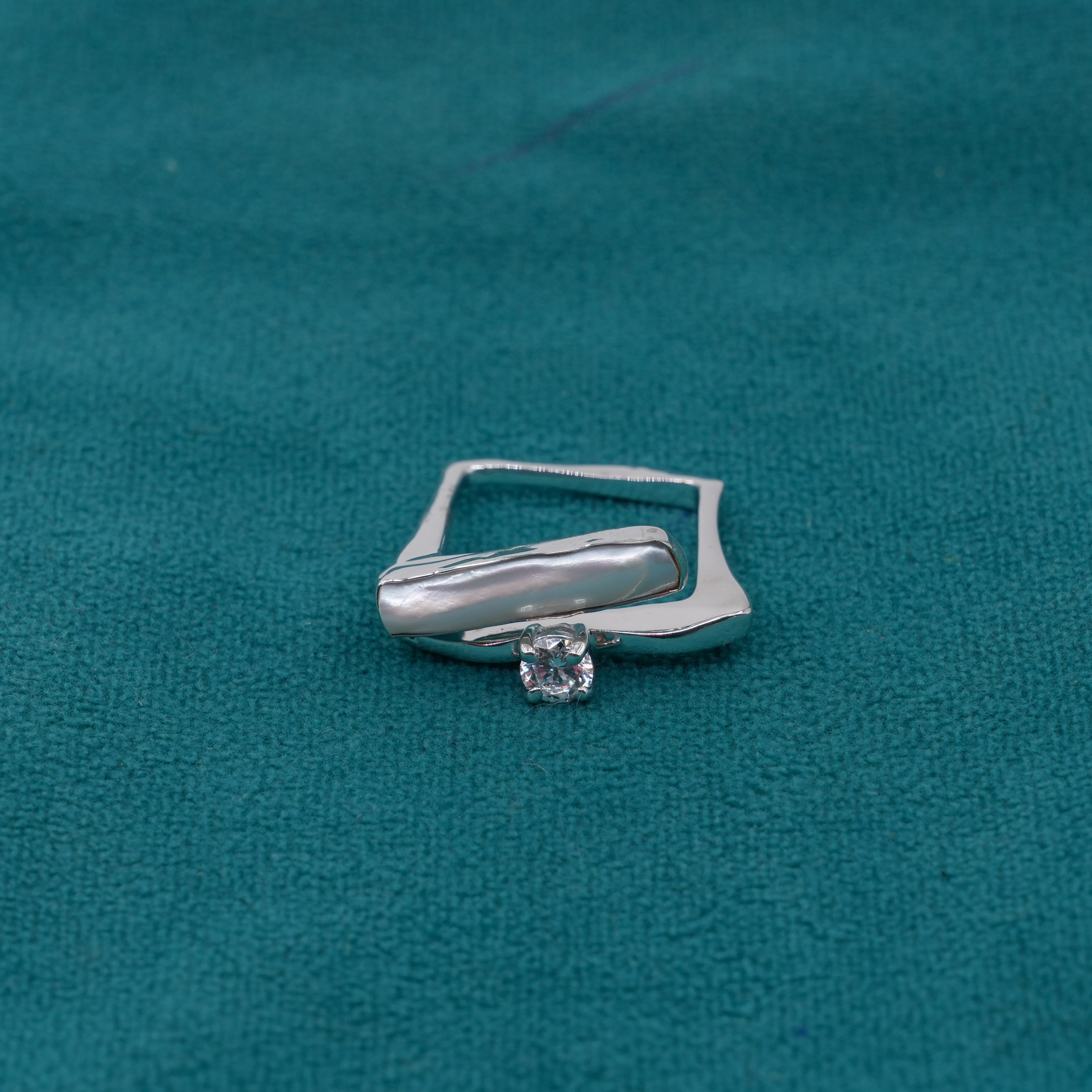 Ved Jewellers - Silver Cubic Zirconia Ring