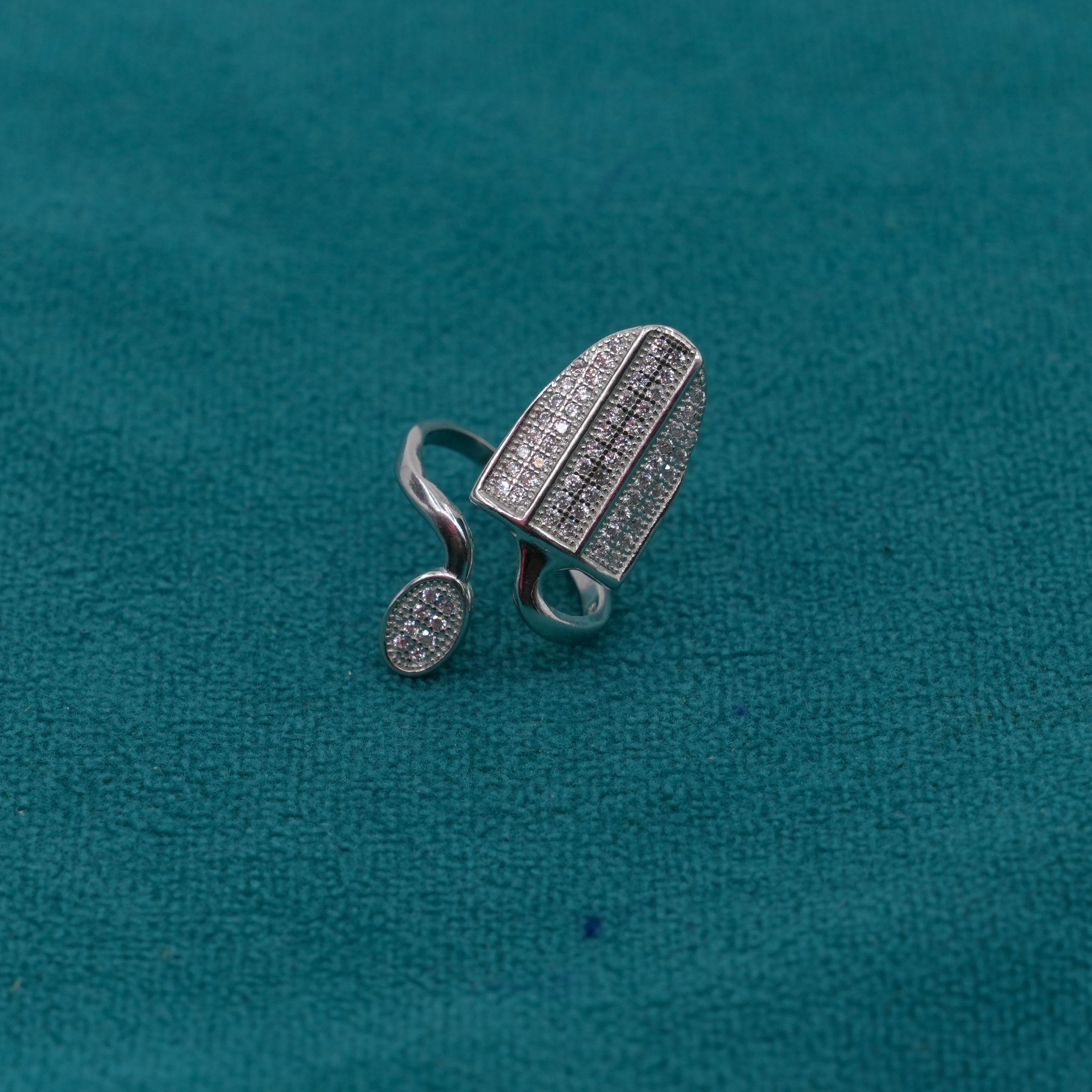Ved Jewellers - Silver Zircon Ring