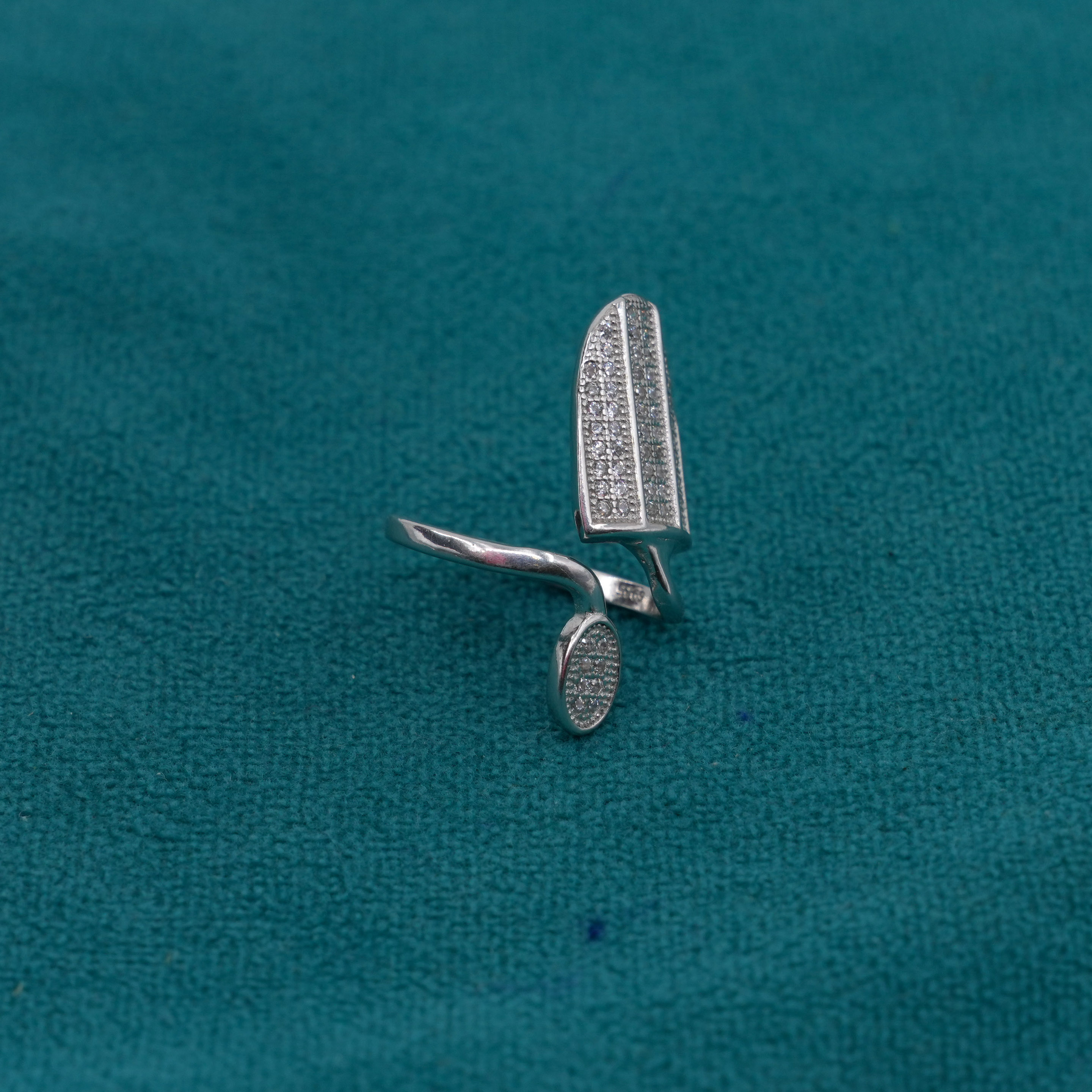 Ved Jewellers - Silver Zircon Ring