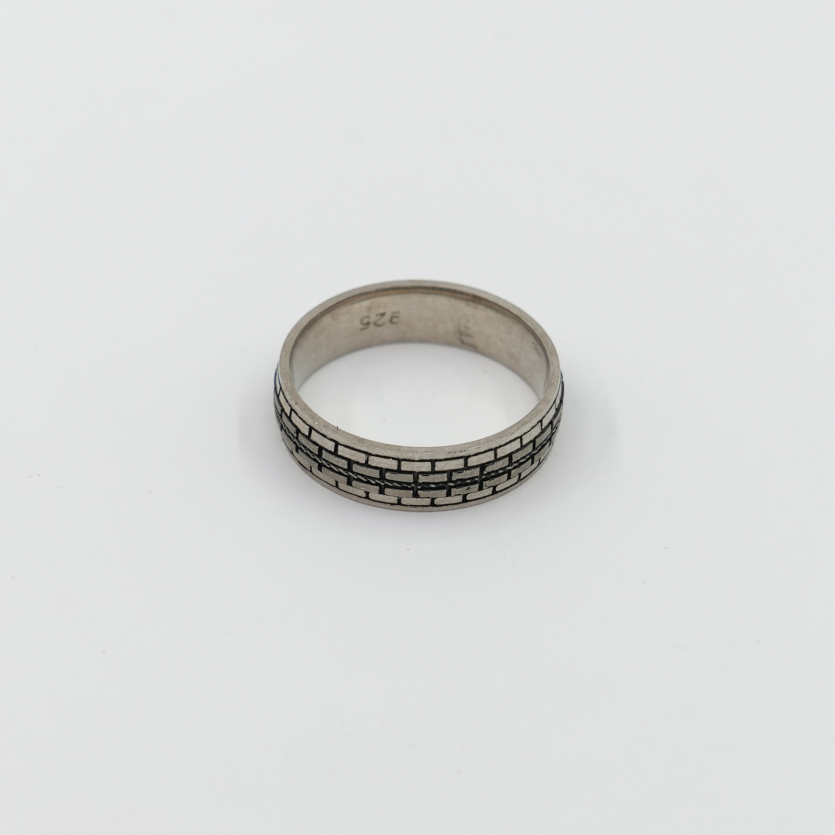 Ved Jewellers - Silver Brick Ring