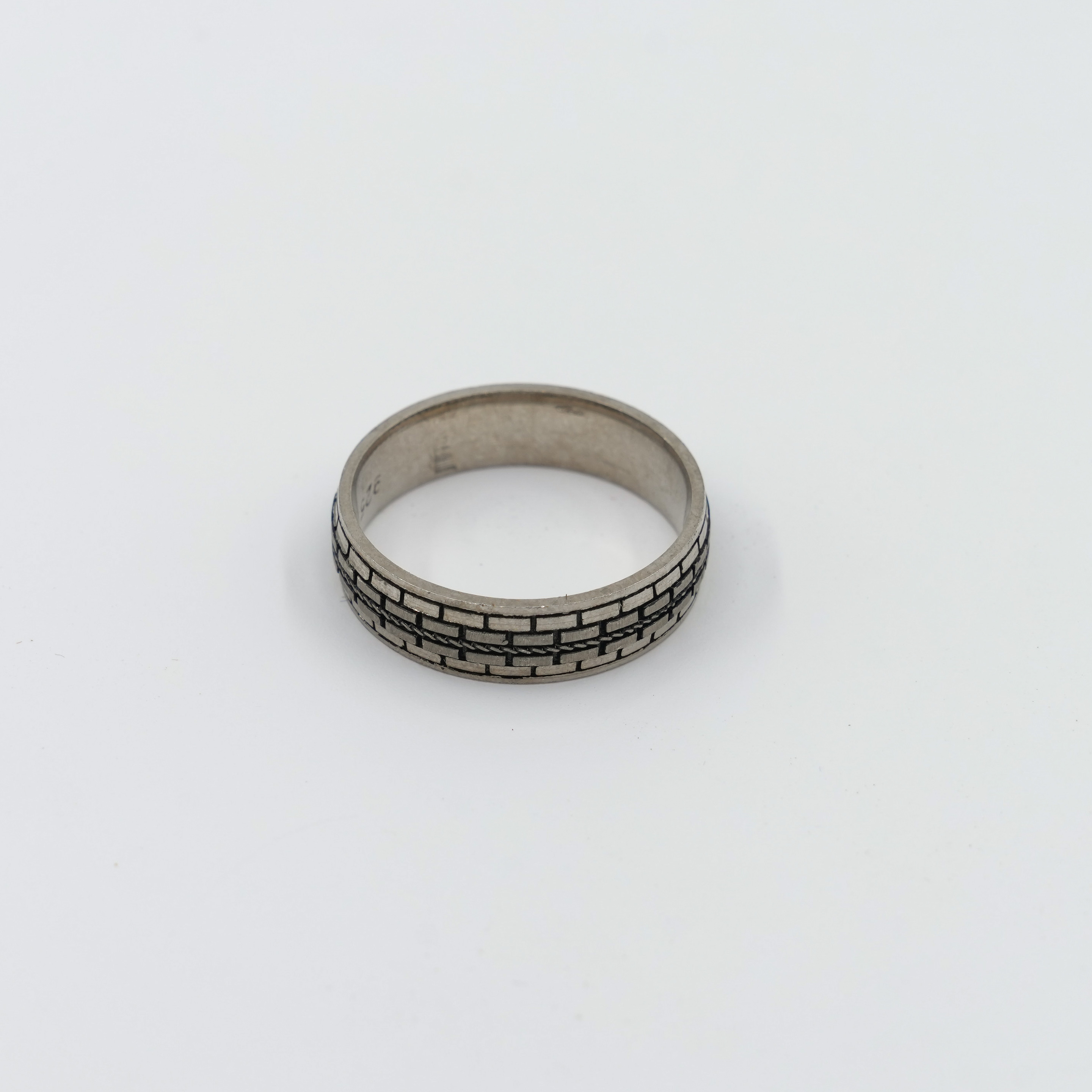Ved Jewellers - Silver Brick Ring