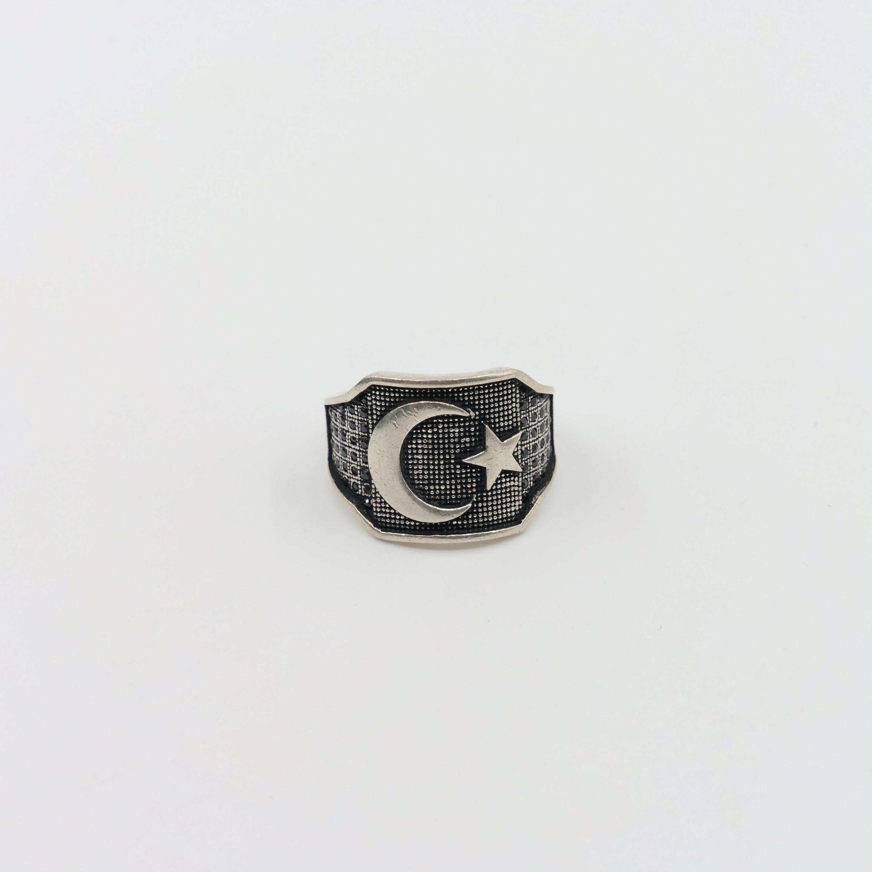 Ved Jewellers - Silver Crescent Ring