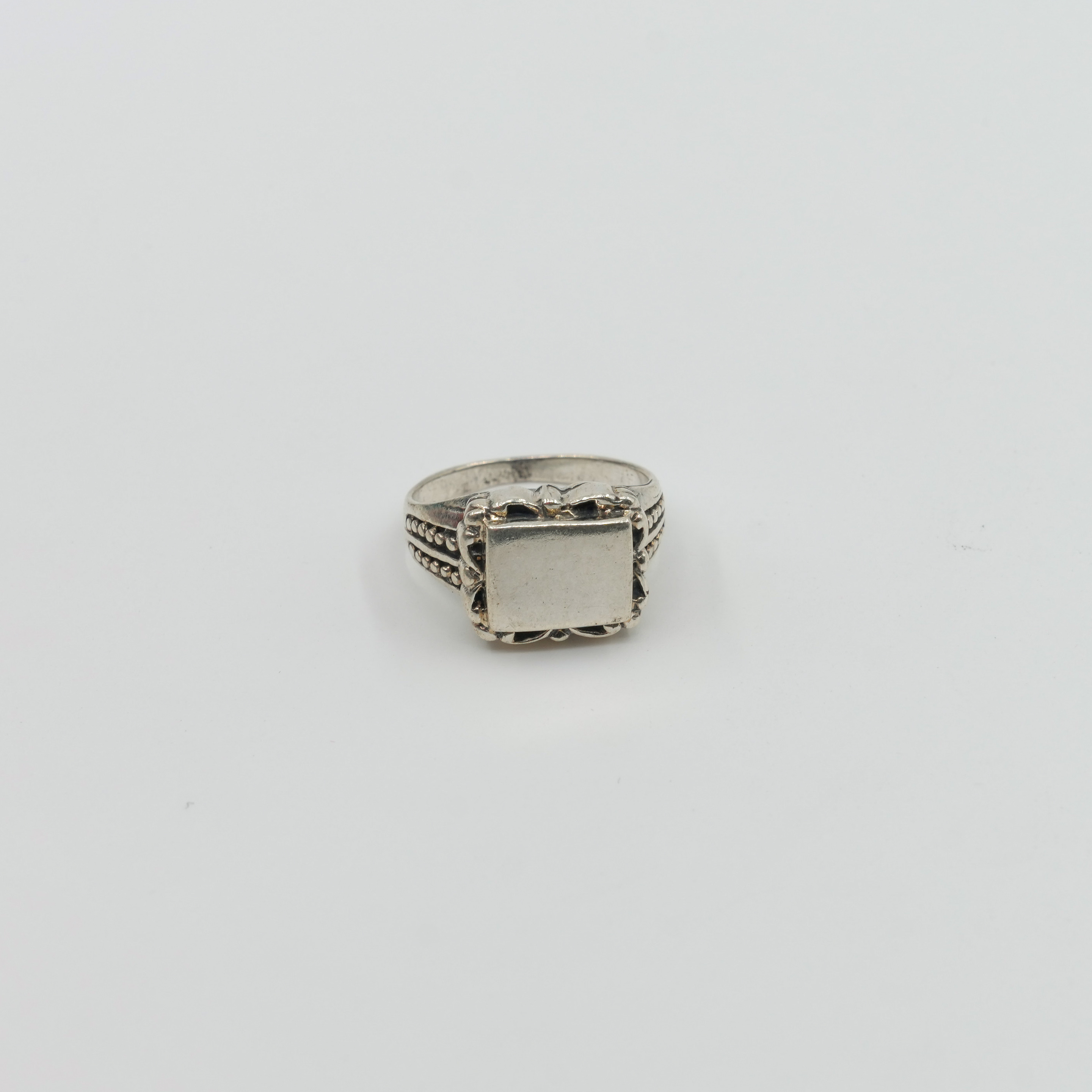 Ved Jewellers - Silver Square Ring