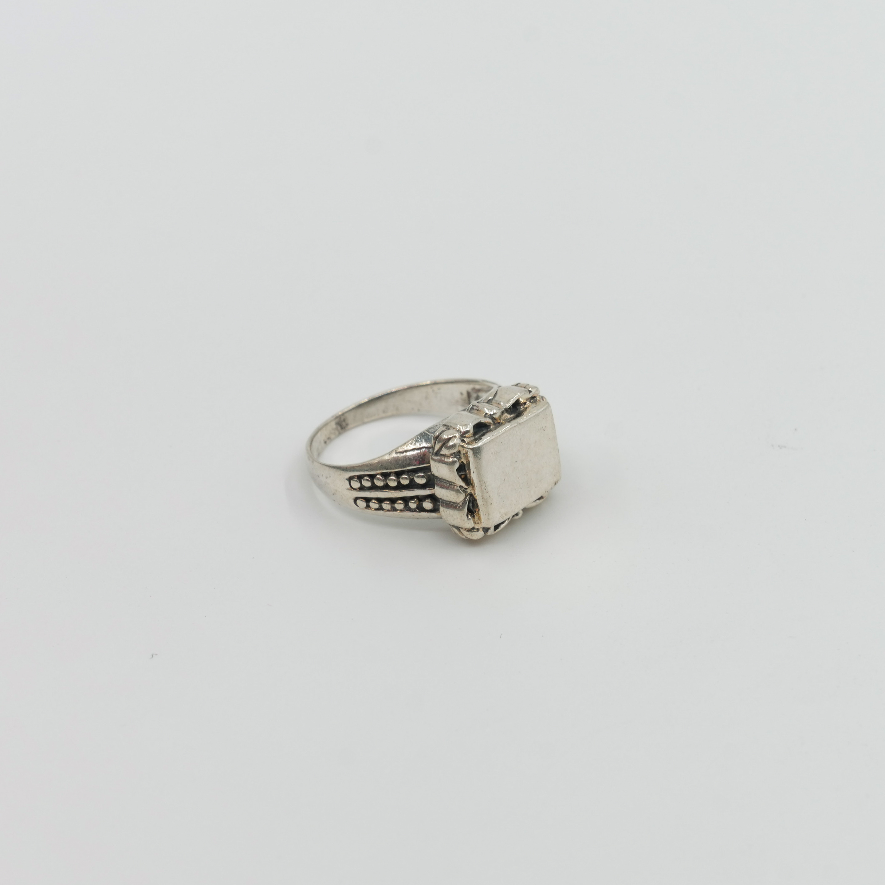 Ved Jewellers - Silver Square Ring
