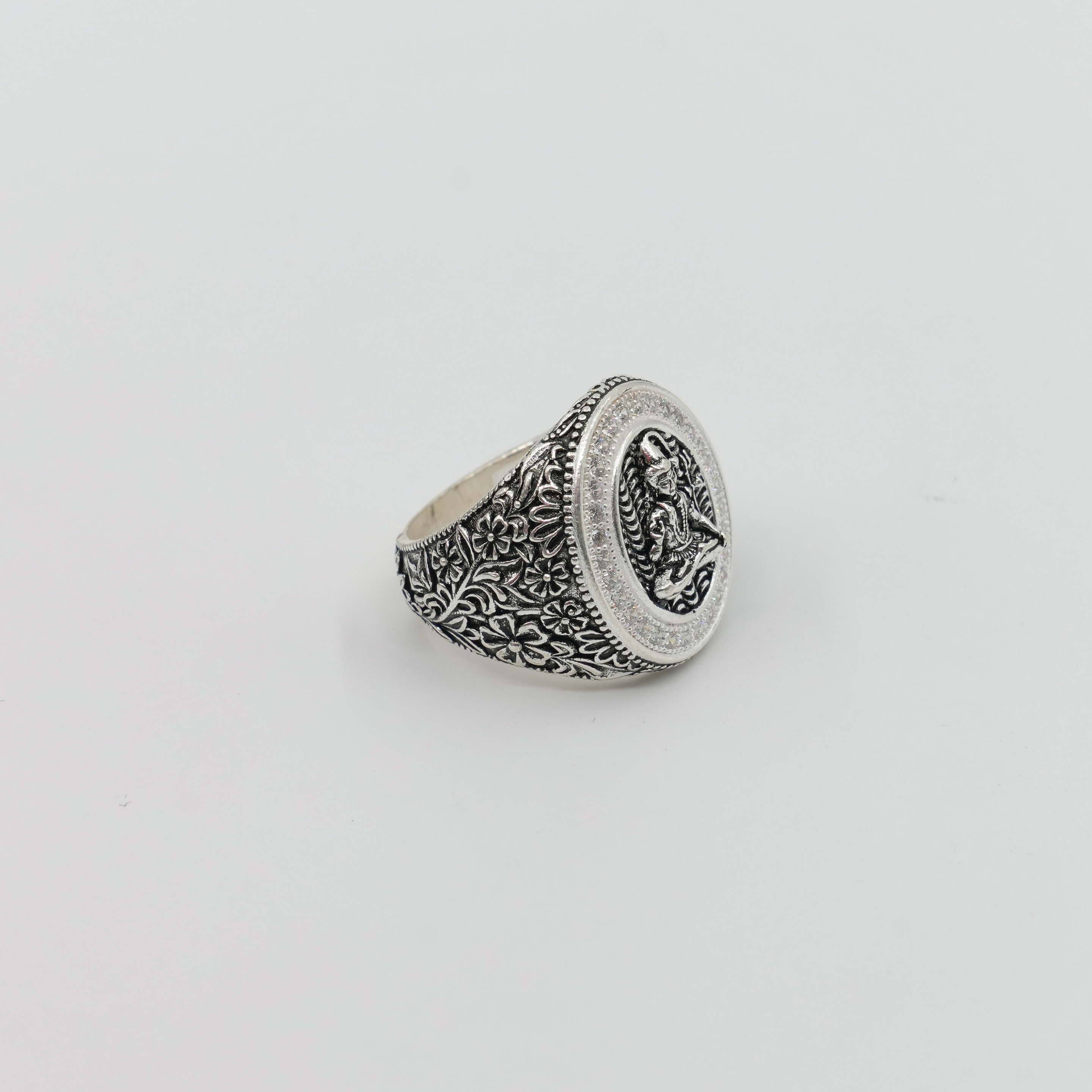 Ved Jewellers - Silver Religious Ring
