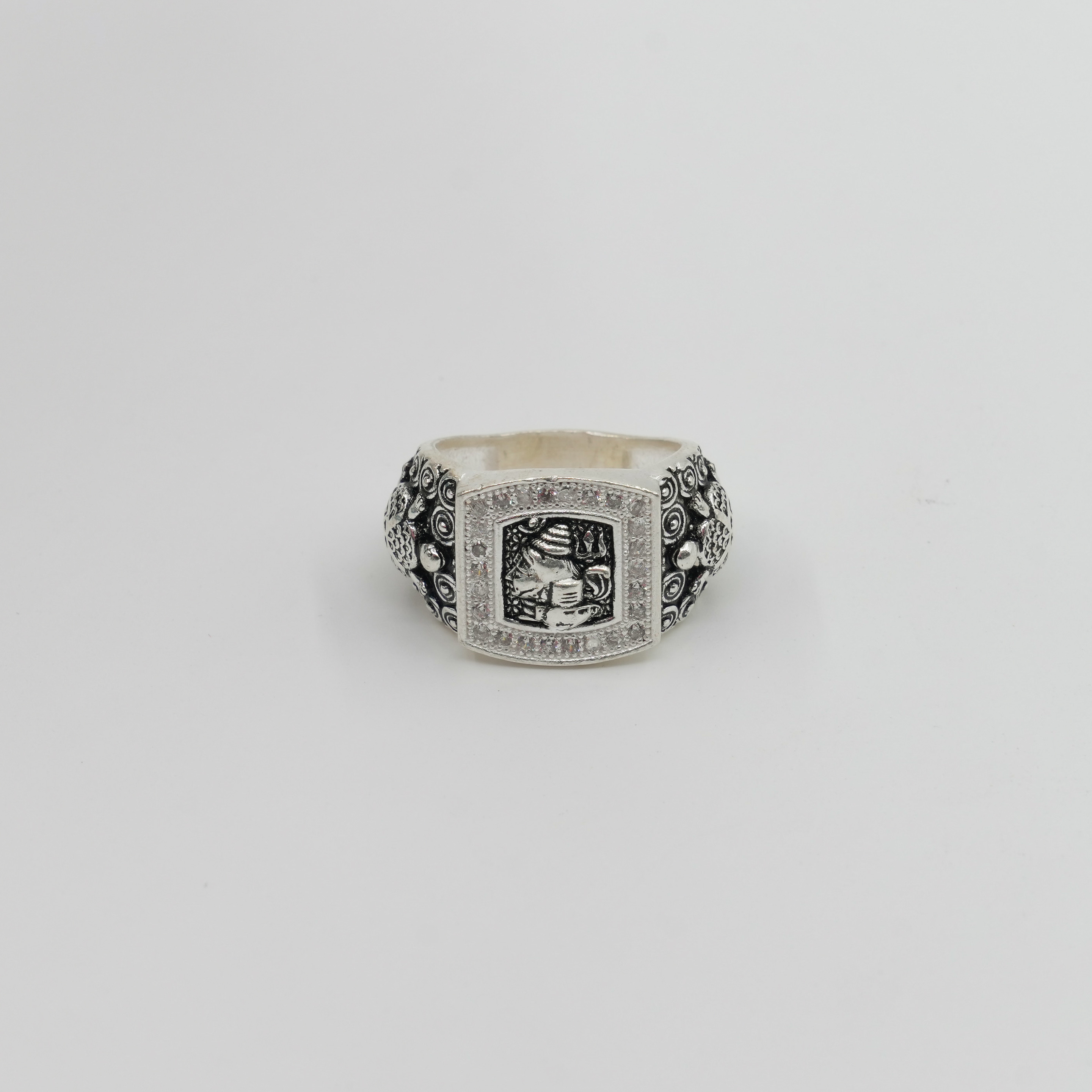 Ved Jewellers - Silver Ganesh Ring
