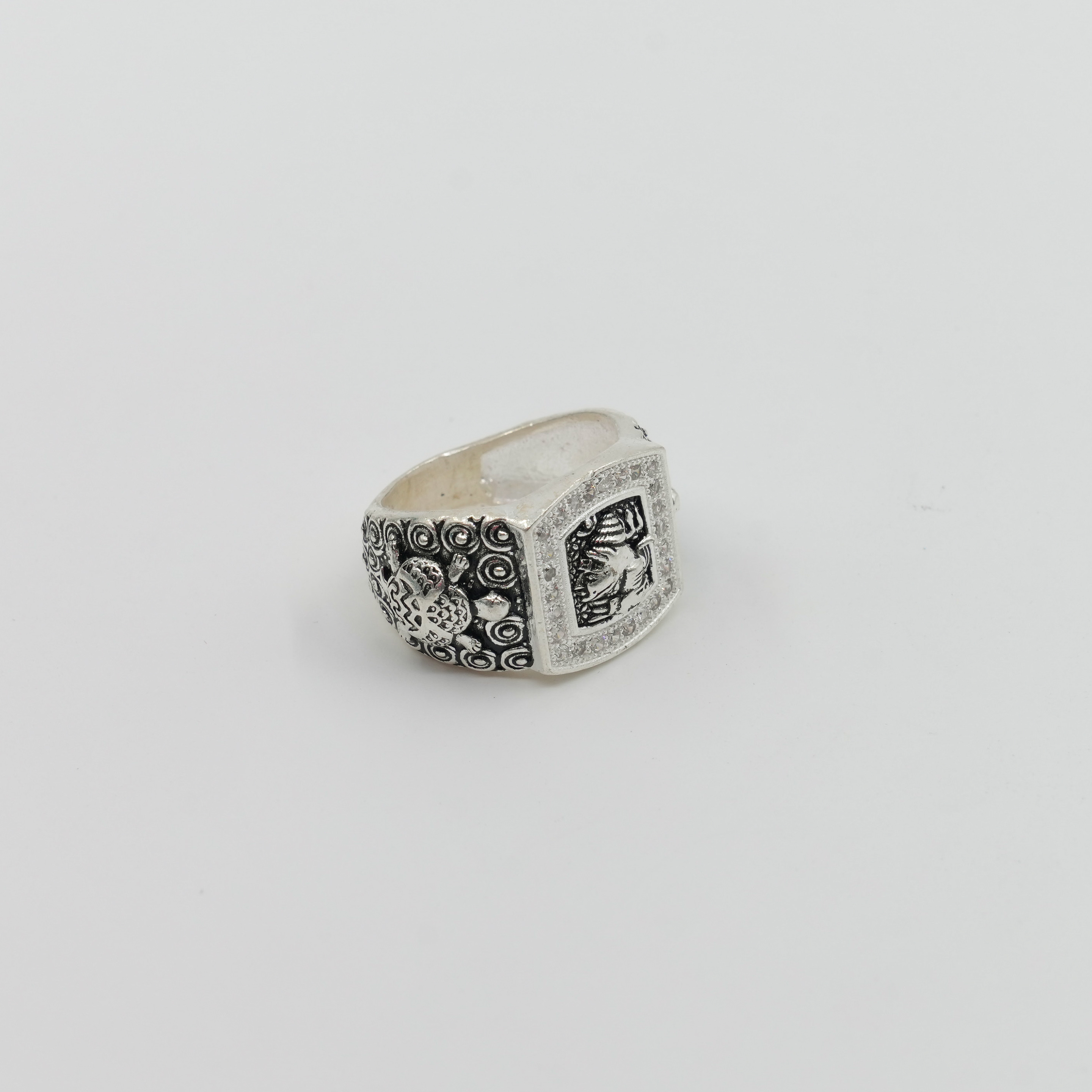 Ved Jewellers - Silver Ganesh Ring