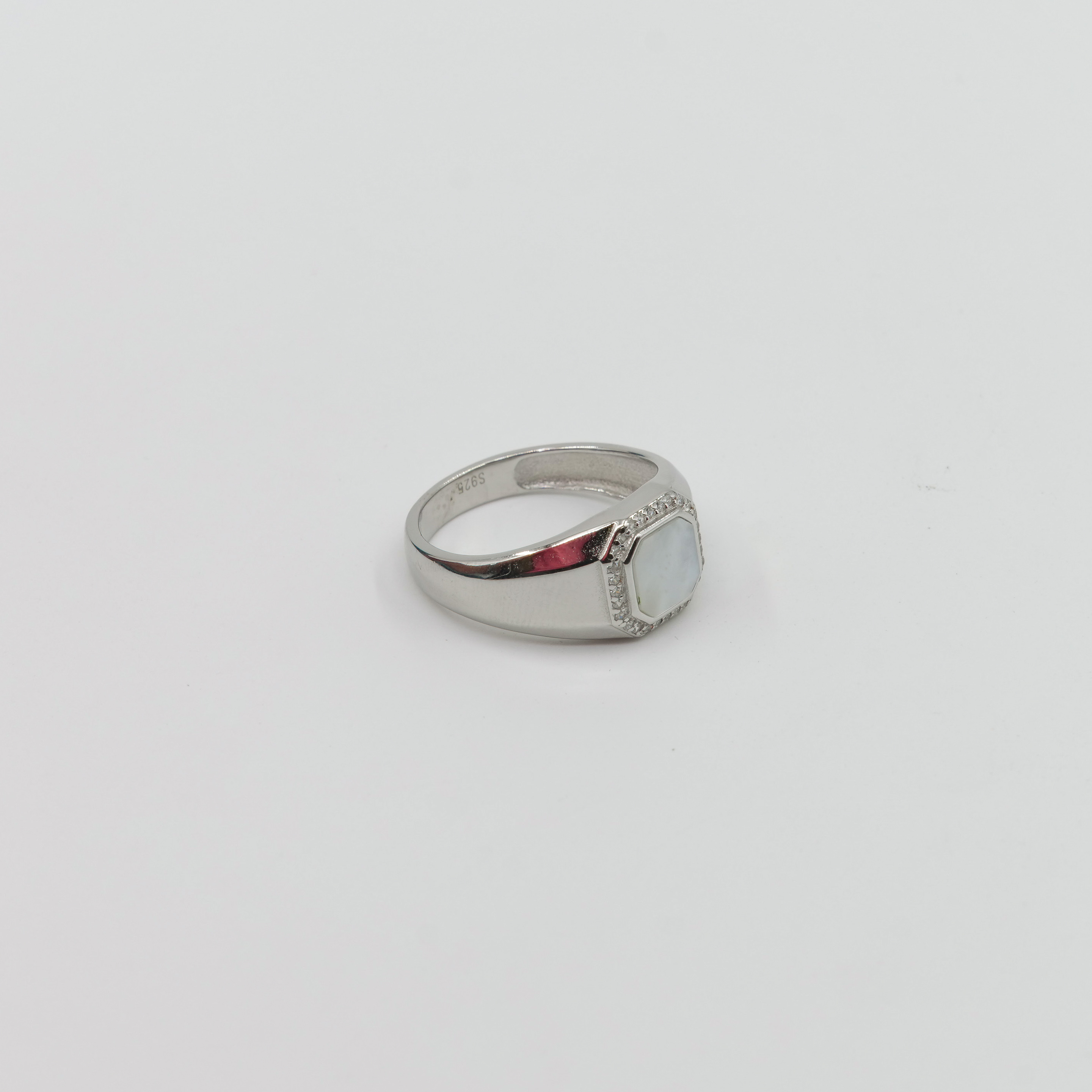 Ved Jewellers - Silver Square Ring