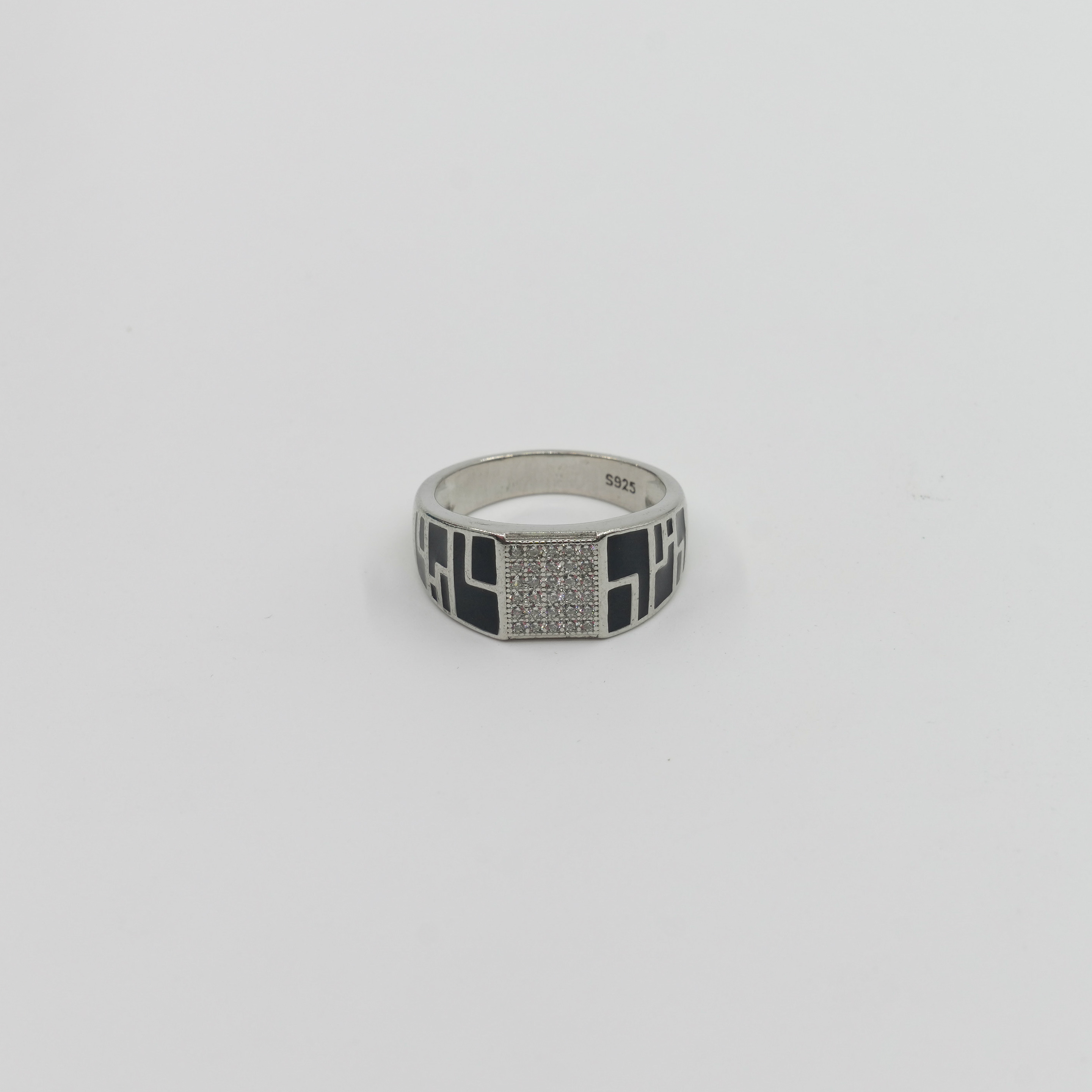 Ved Jewellers - Silver Geometric Ring