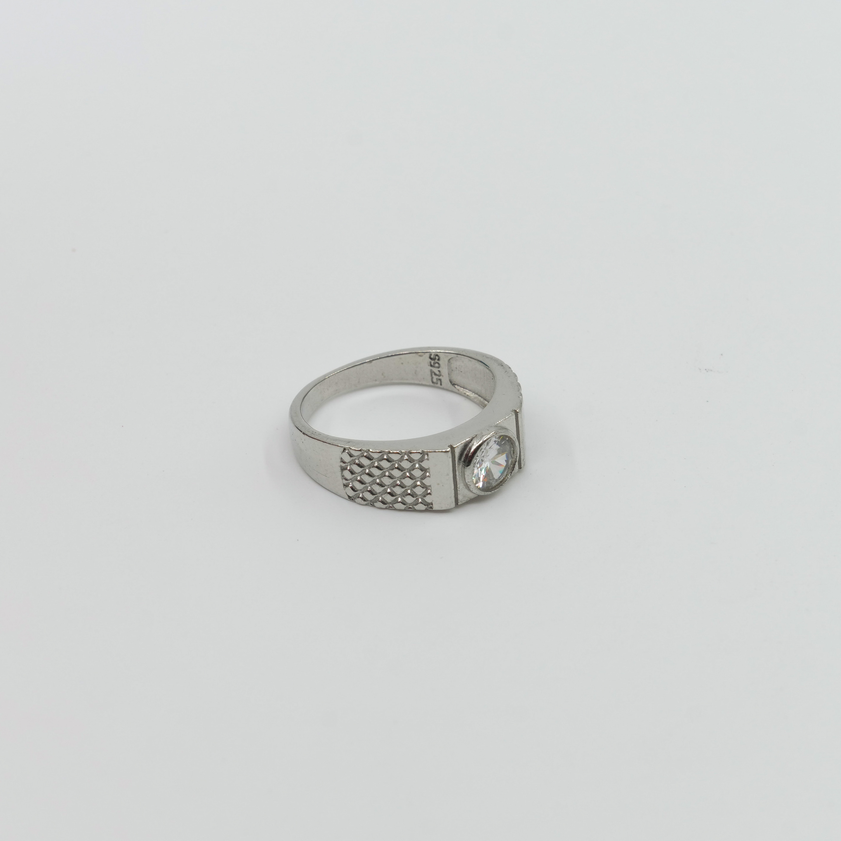 Silver Zircon Ring