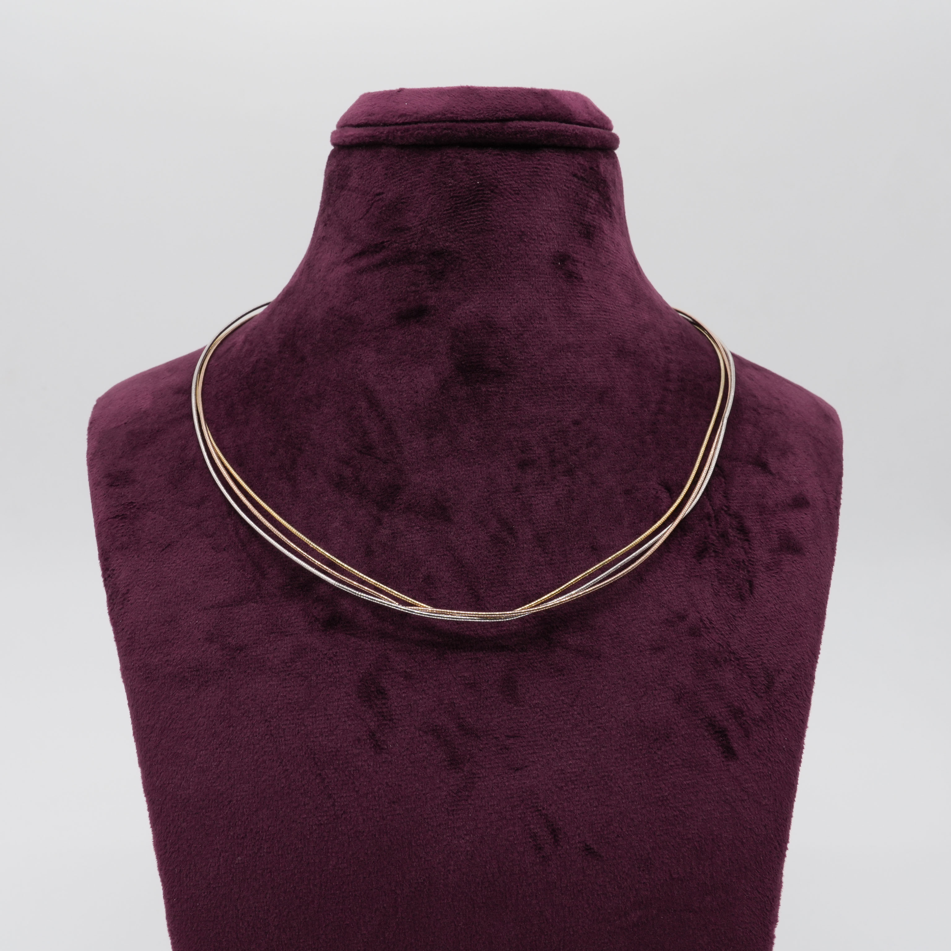 Ved Jewellers - Tri-Color Chain Necklace