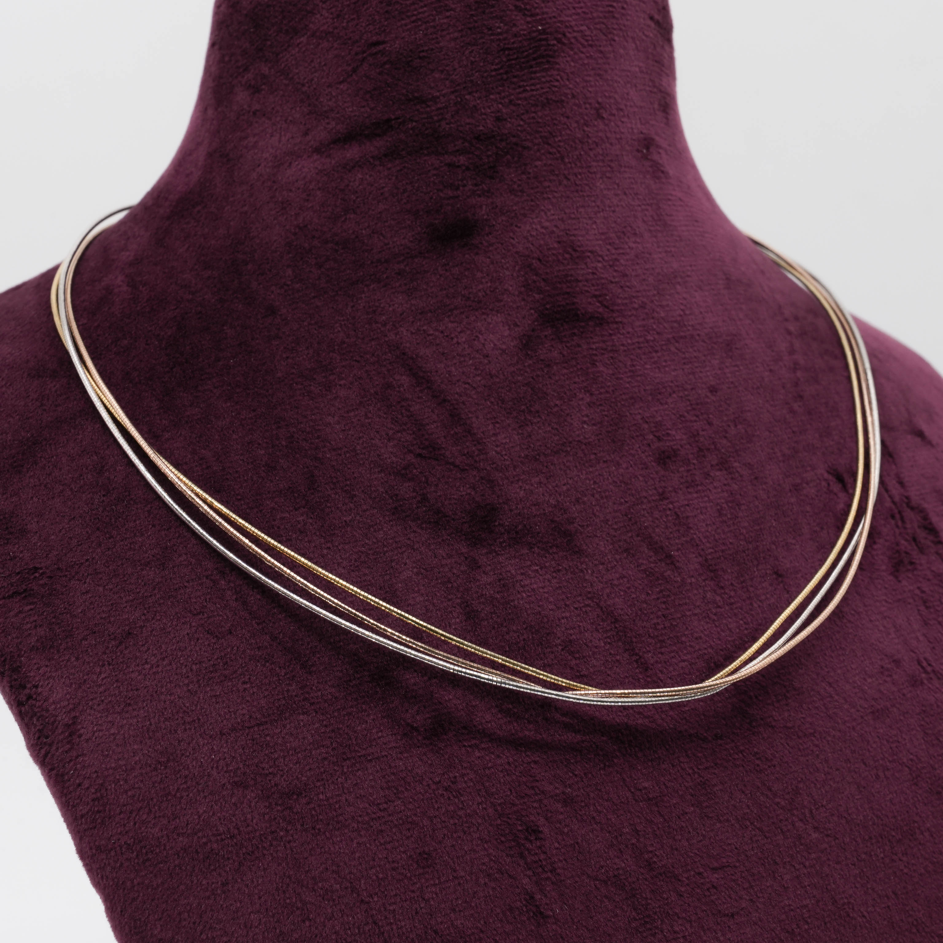 Ved Jewellers - Tri-Color Chain Necklace