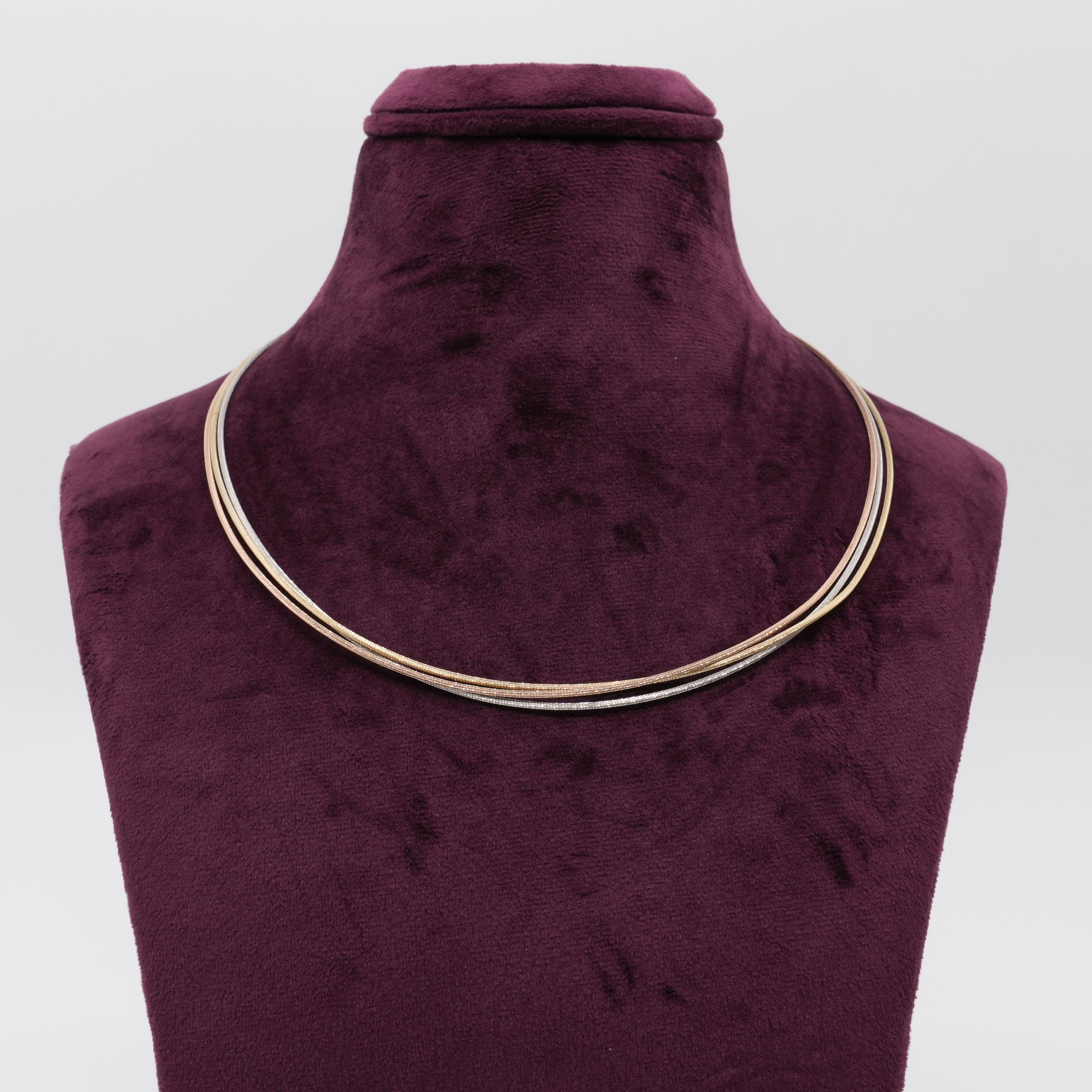 Ved Jewellers - Tri-Color Om Chain