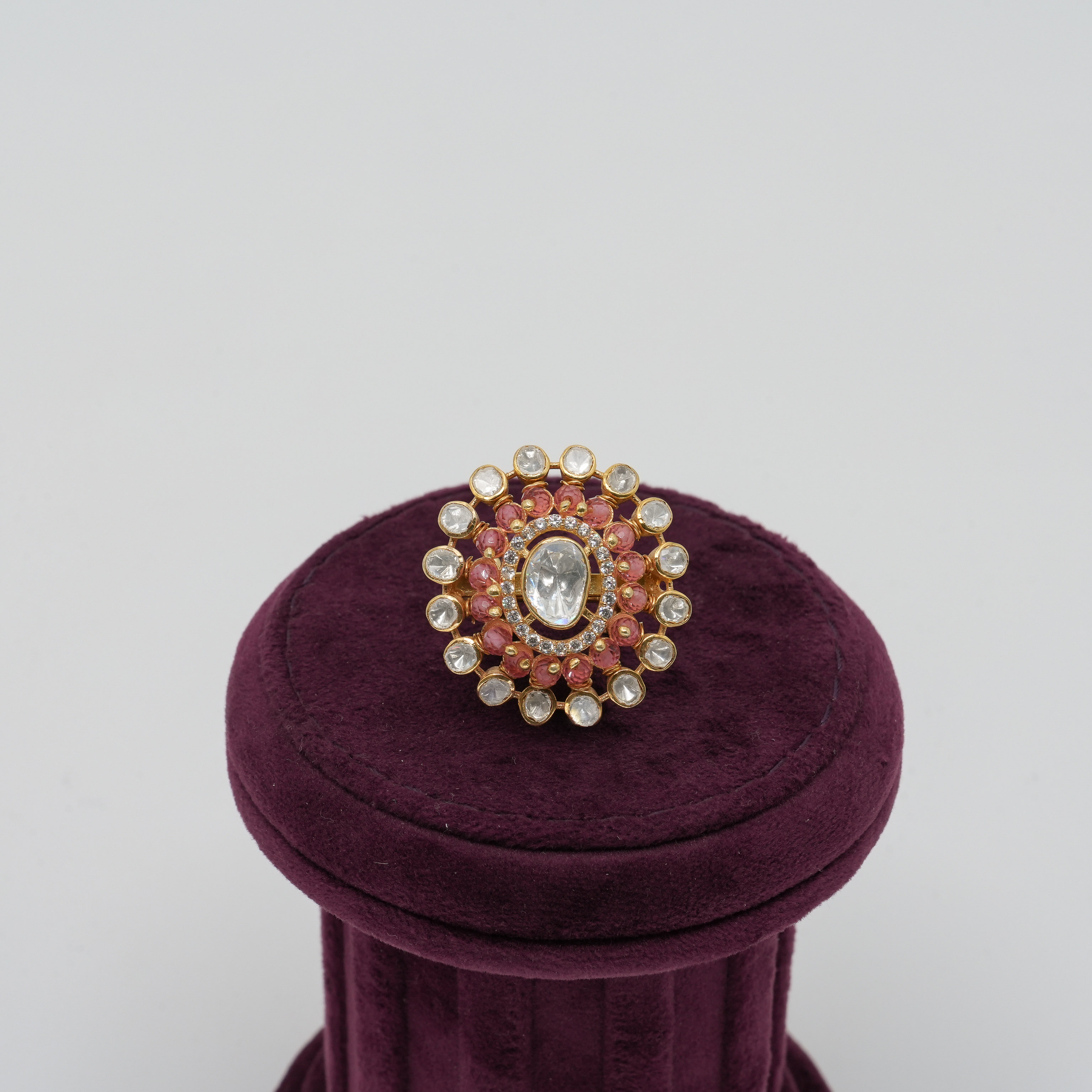 Ved Jewellers - Kundan Stone Ring