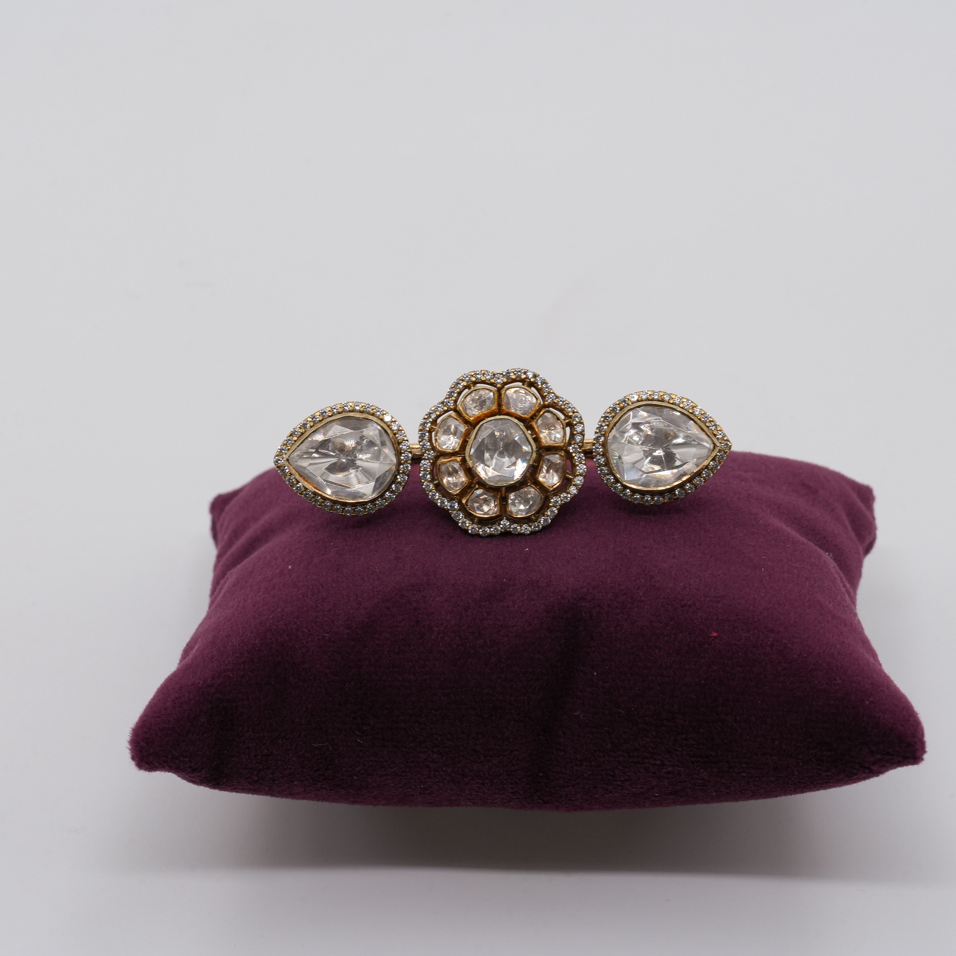 Ved Jewellers - Kundan Floral Ring